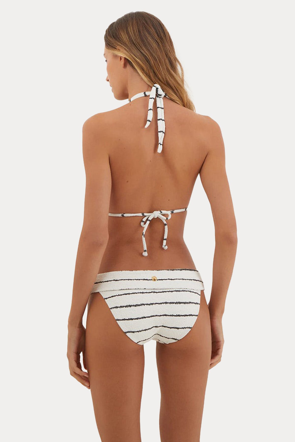 Vix Firenze Bia Tube Boyundan Bağlamalı Çizgili Bikini