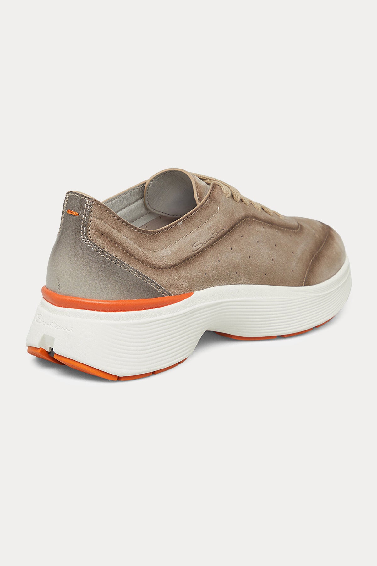 Santoni Ultra Hafif Taban Süet Sneaker Ayakkabı
