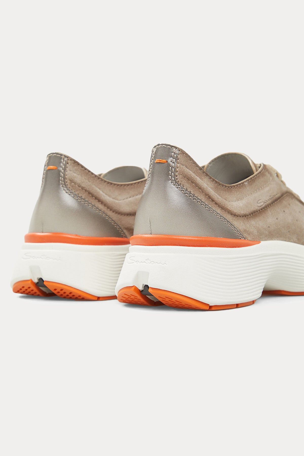 Santoni Ultra Hafif Taban Süet Sneaker Ayakkabı