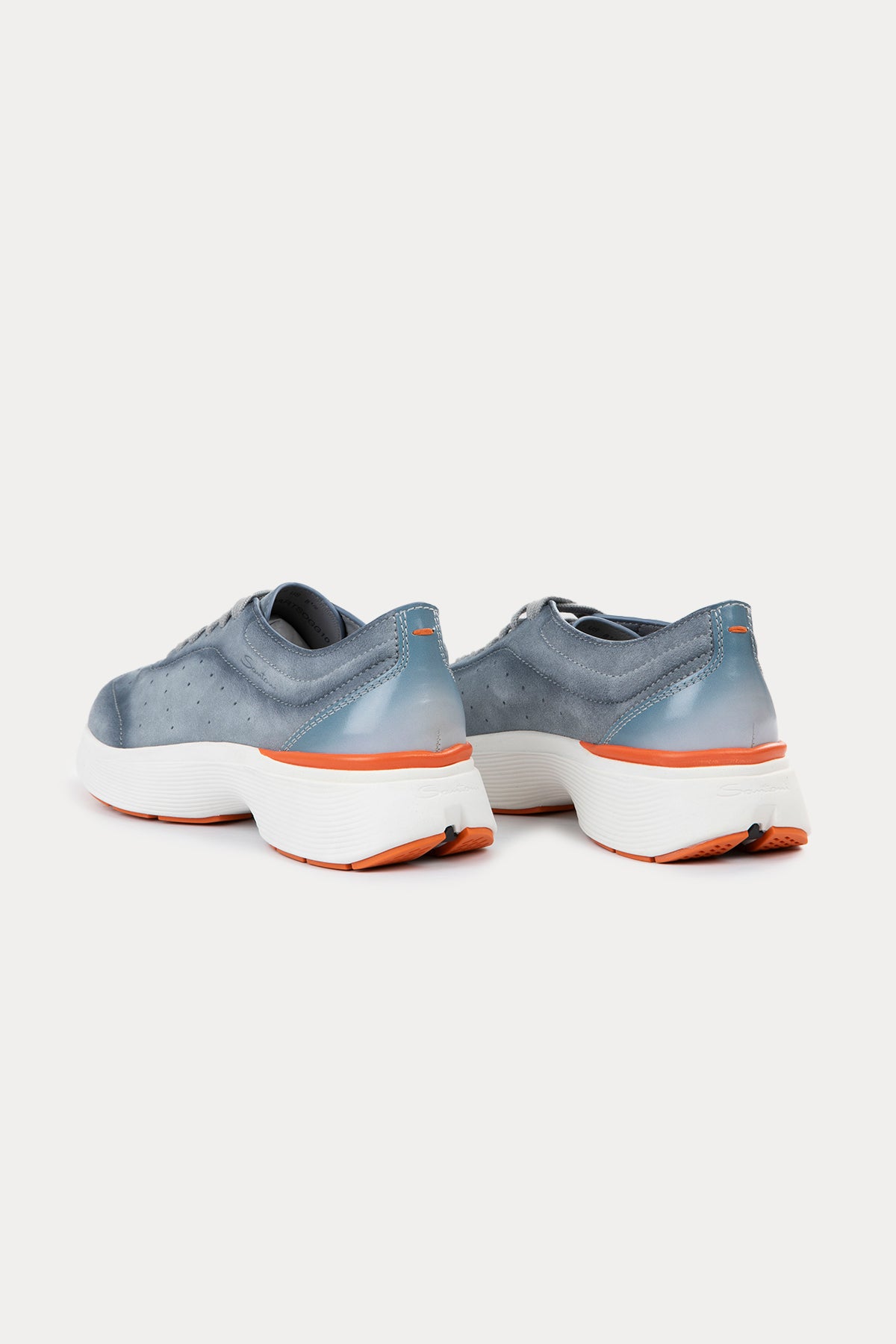 Santoni Ultra Hafif Taban Süet Sneaker Ayakkabı