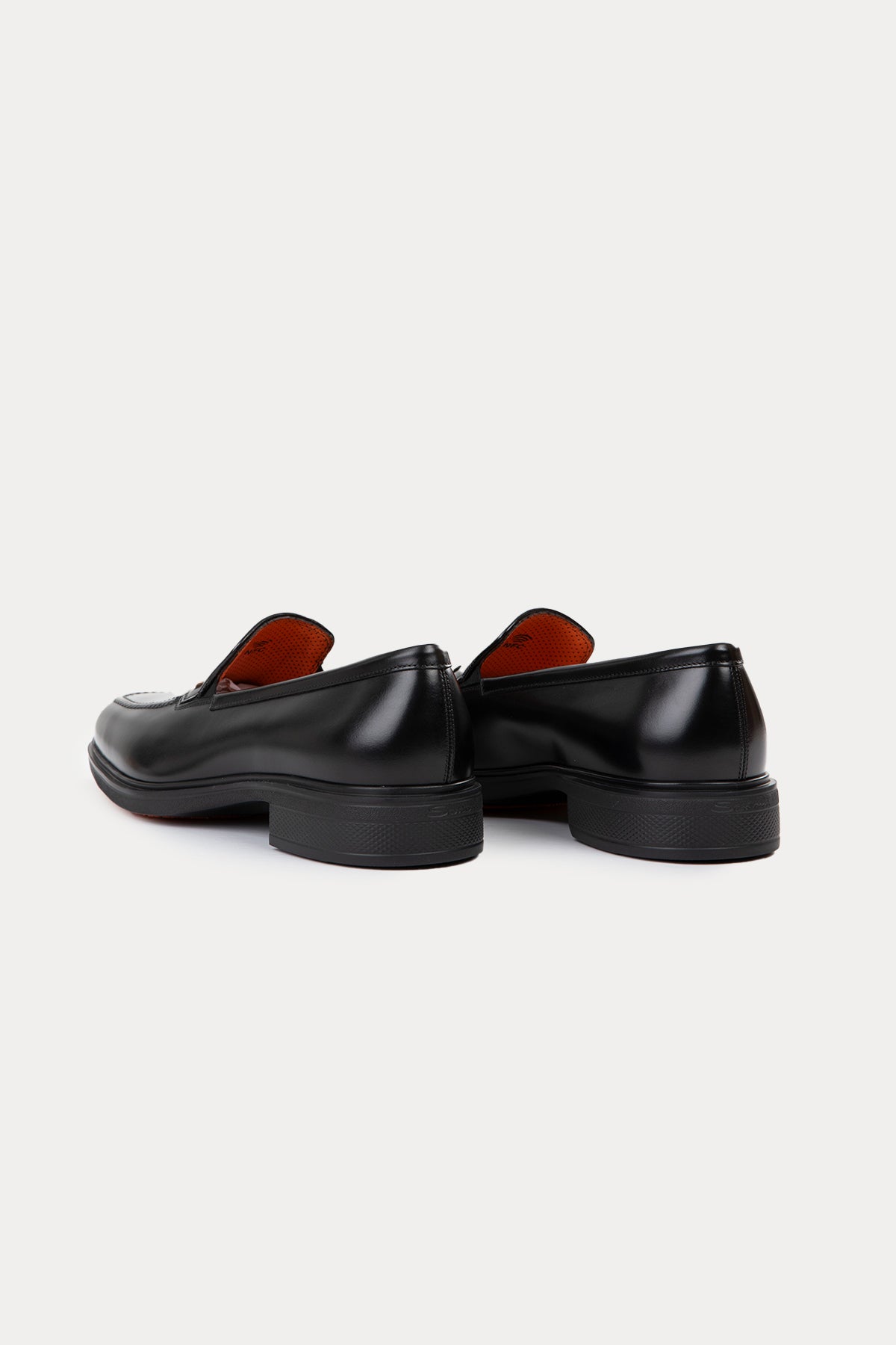 Santoni Ultra Hafif Taban Deri Loafer Ayakkabı