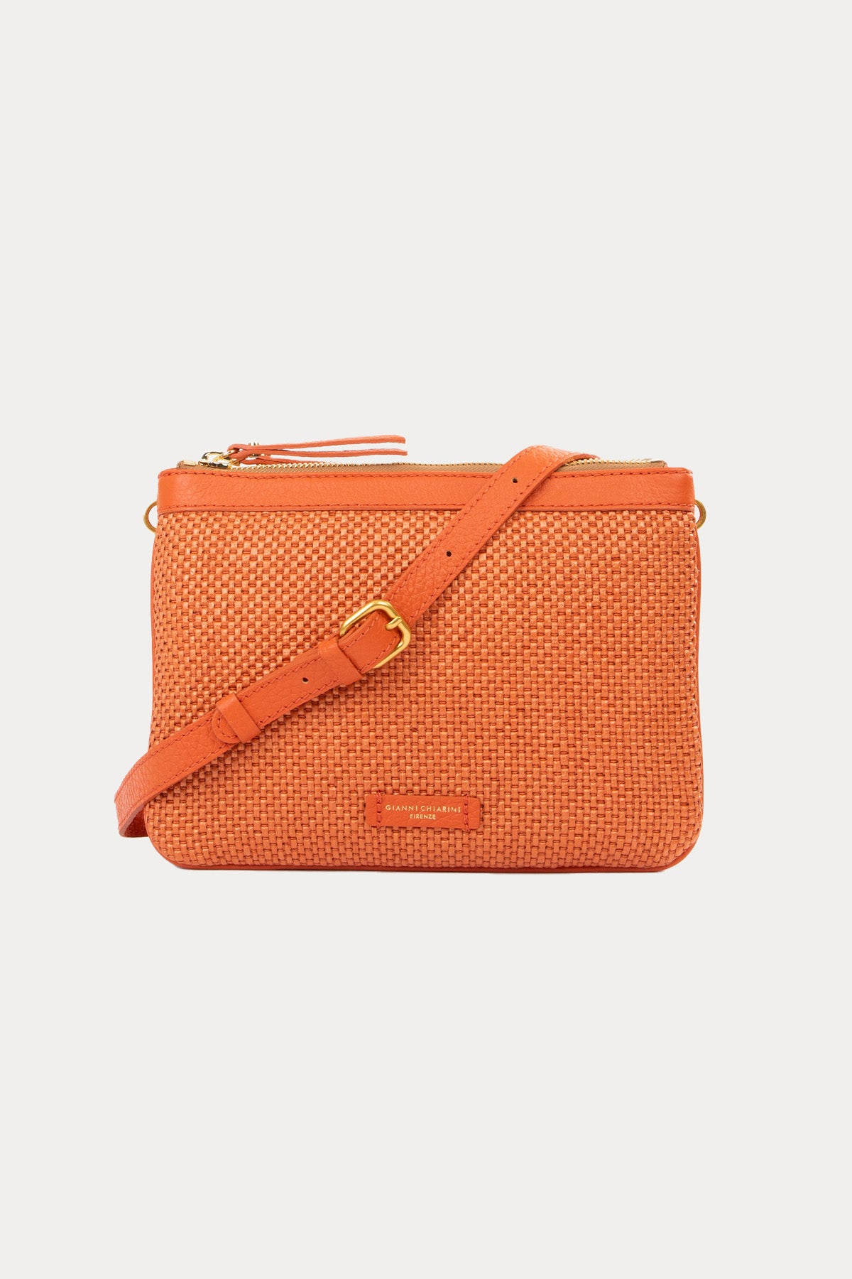 Gianni Chiarini Frida Hasır Örgü Omuz Çantası-Çanta-Libas
