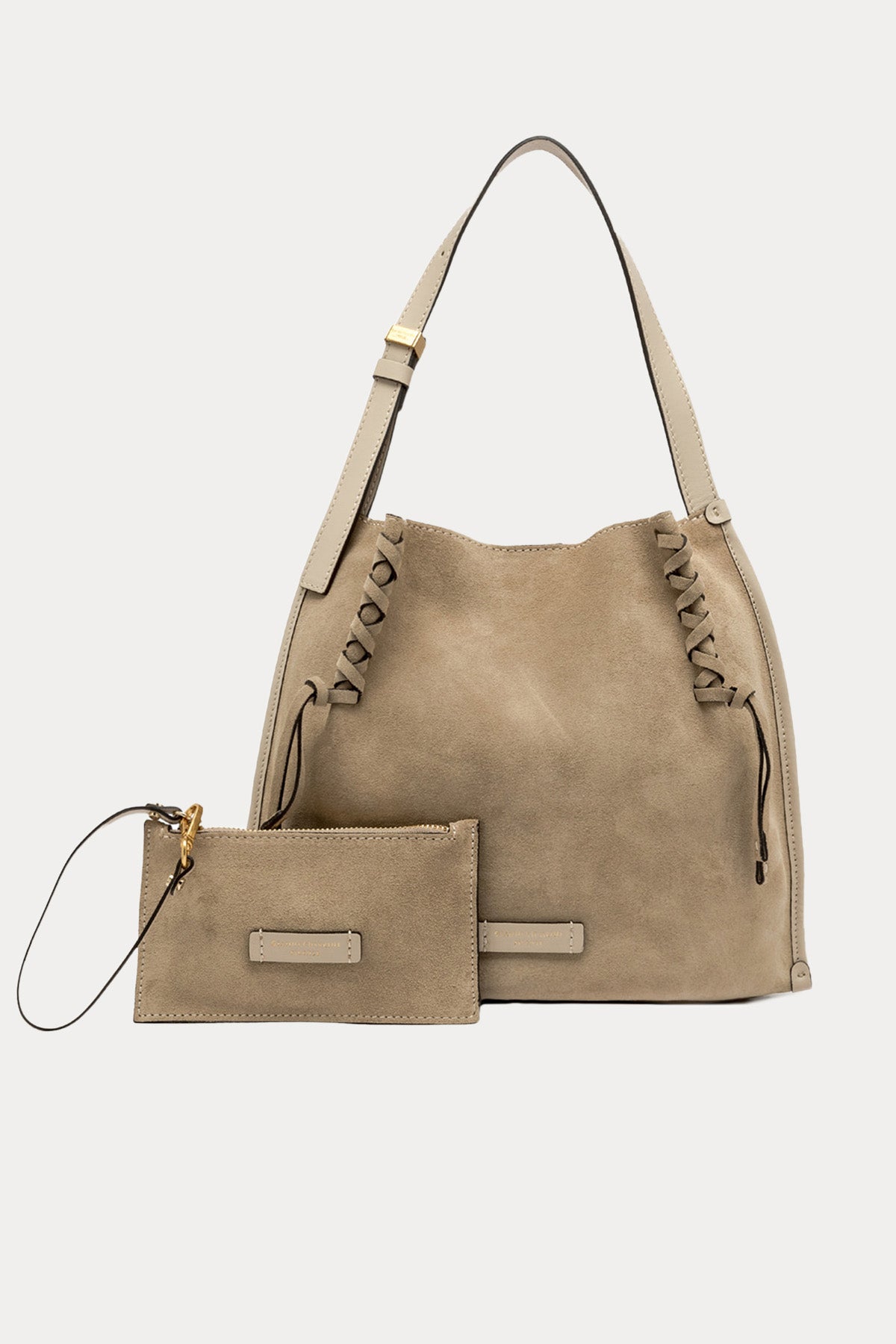 Gianni Chiarini Dory Süet Omuz Çantası