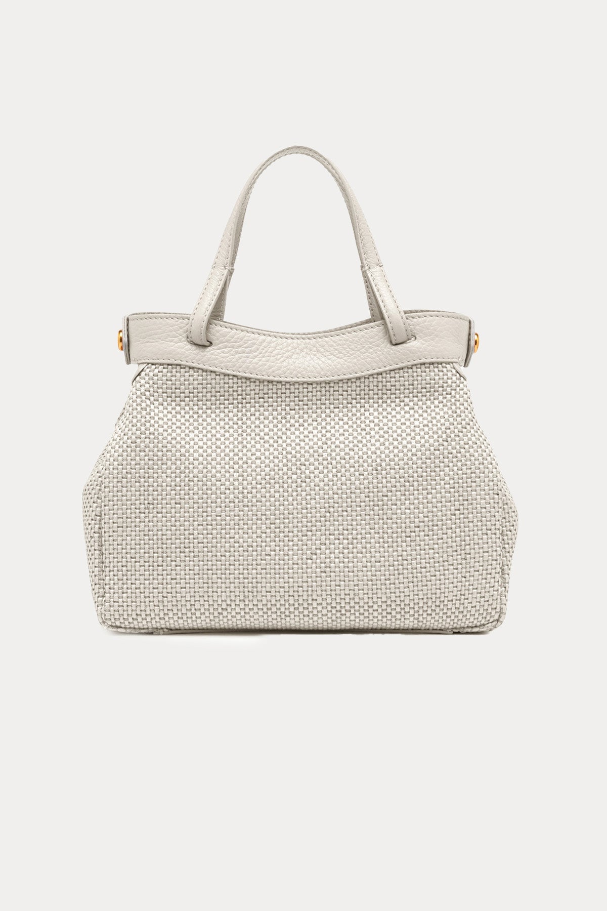 Gianni Chiarini Ottavia Deri Kombinasyonlu Hasır Örgü Omuz Çantası