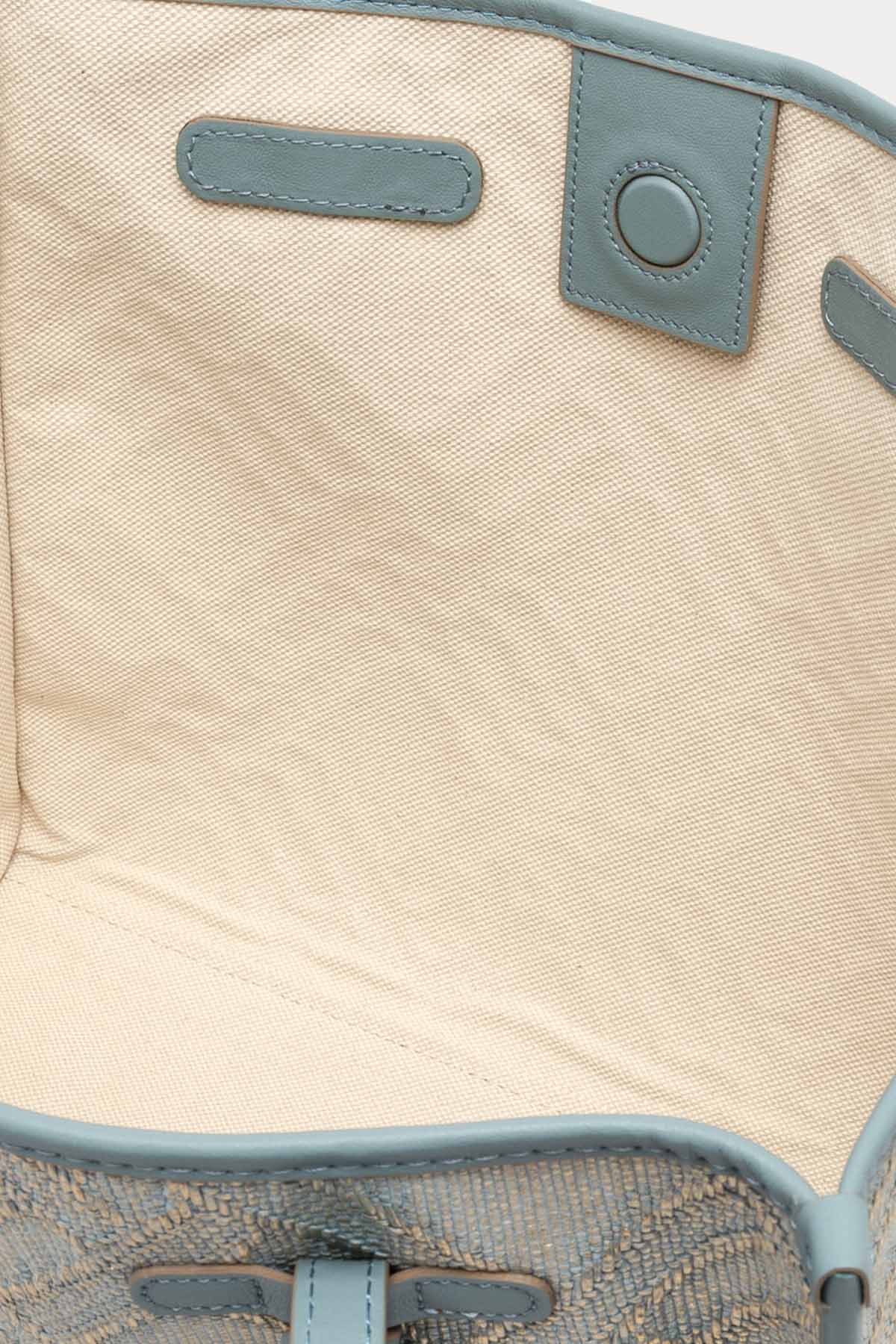 Gianni Chiarini Marcella Rafya Kumaş Shopping Bag Çanta