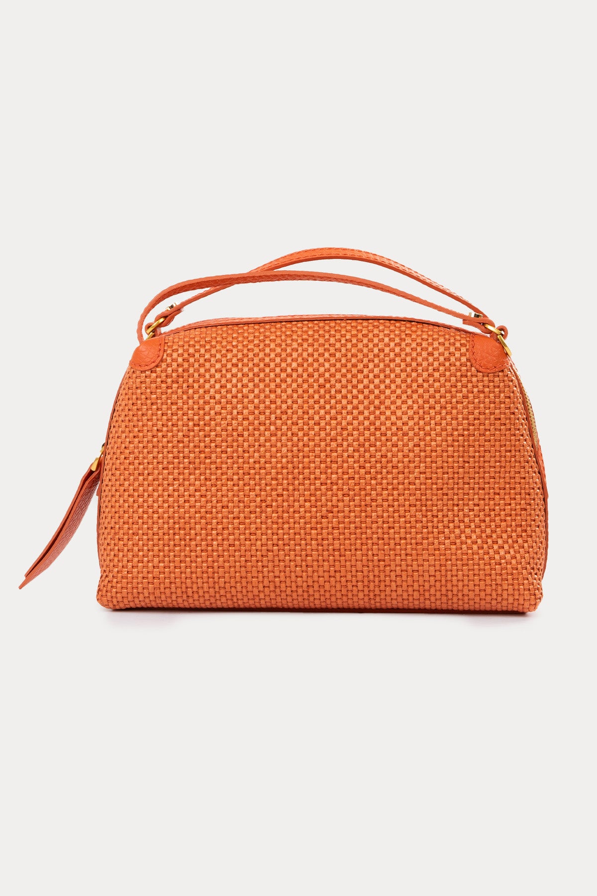 Gianni Chiarini Alifa Deri Kombinasyonlu Rafya Örgü El Çantası