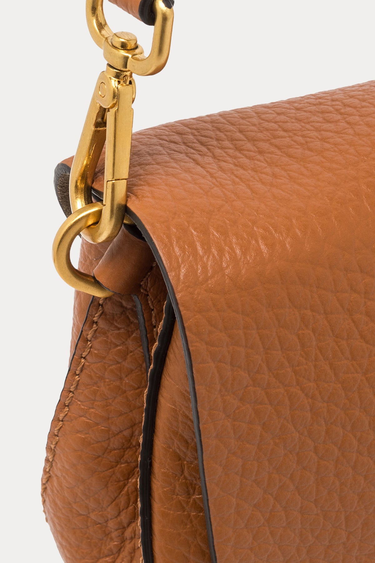 Gianni Chiarini Helena Round Geniş Askılı Deri Omuz Çantası