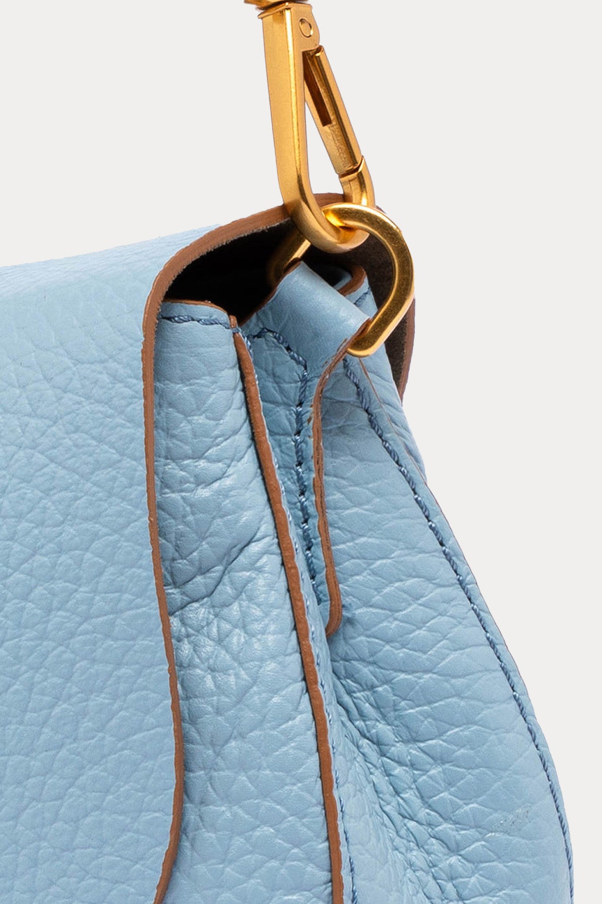 Gianni Chiarini Helena Round Geniş Askılı Deri Omuz Çantası