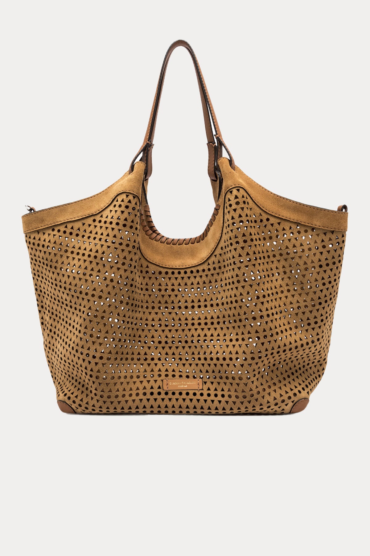 Gianni Chiarini Dua Nubuk Deri Shopping Bag Çanta