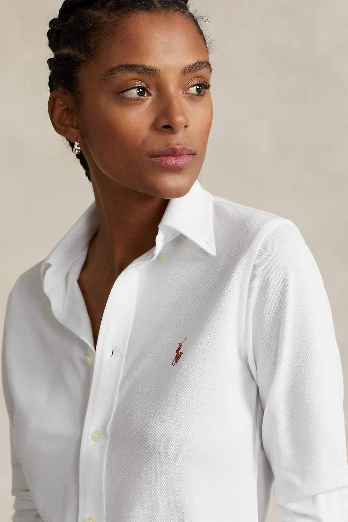 Polo Ralph Lauren Custom Fit Knit Oxford Gömlek-Gömlek-Libas