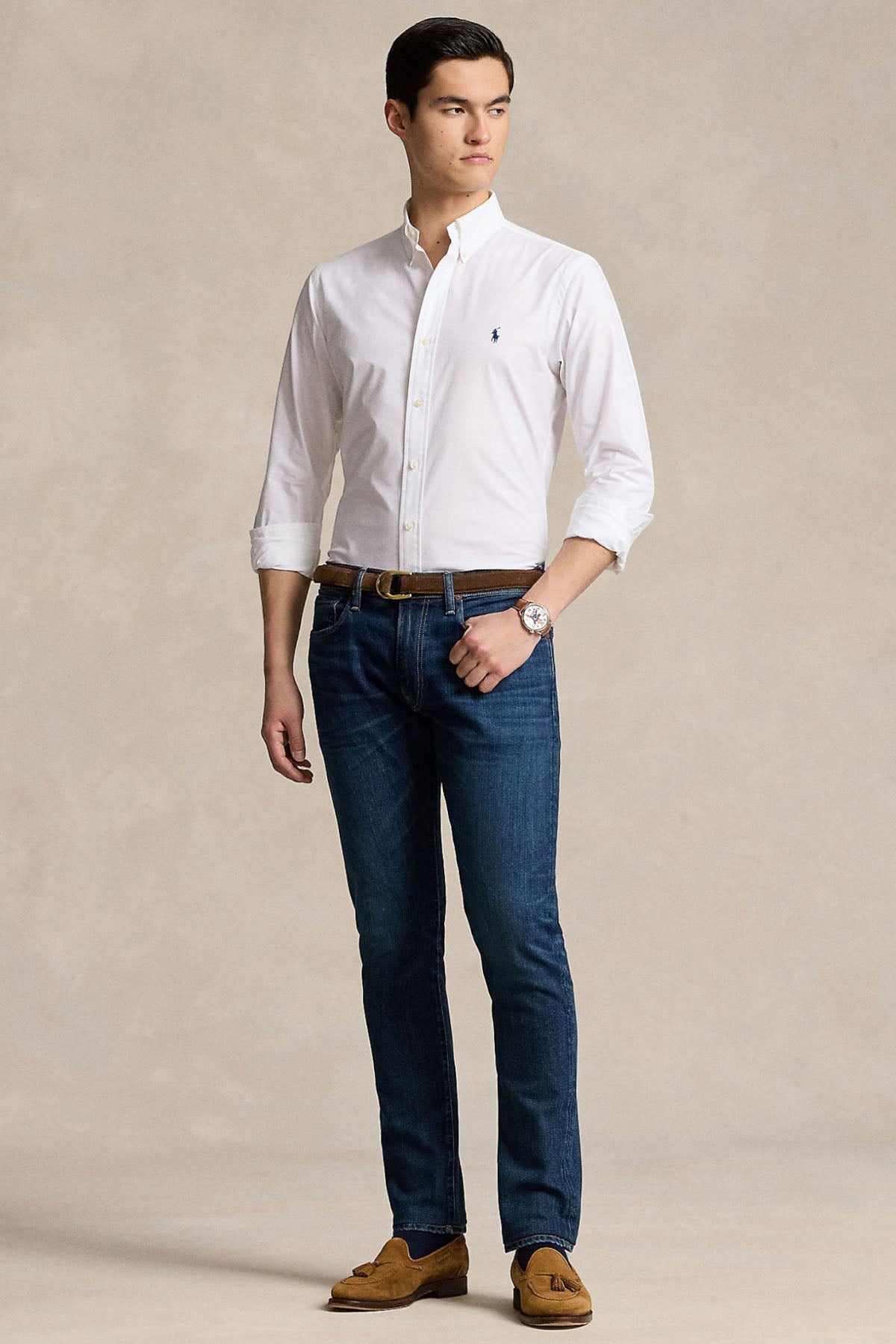 Polo Ralph Lauren Custom Fit Streç Gömlek