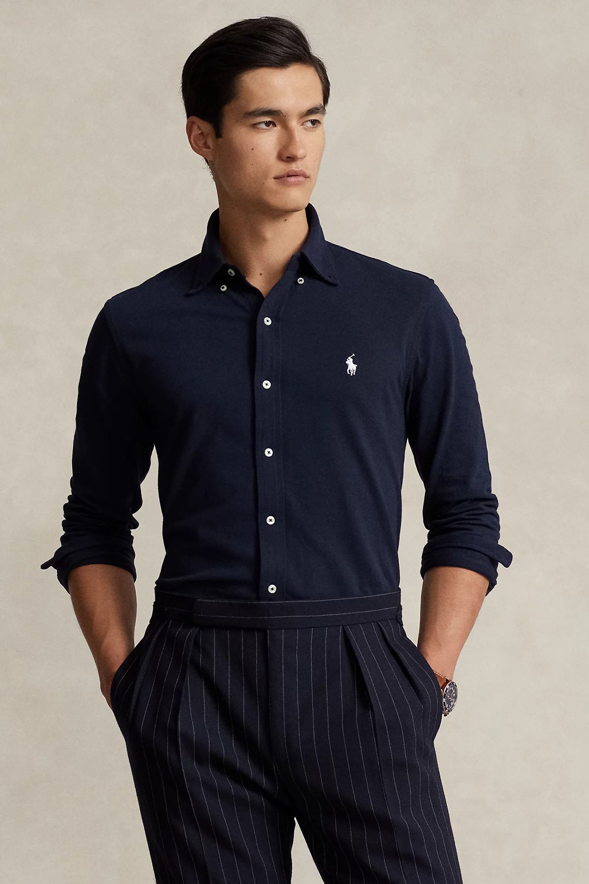 Polo Ralph Lauren Custom Fit Featherweight Mesh Gömlek