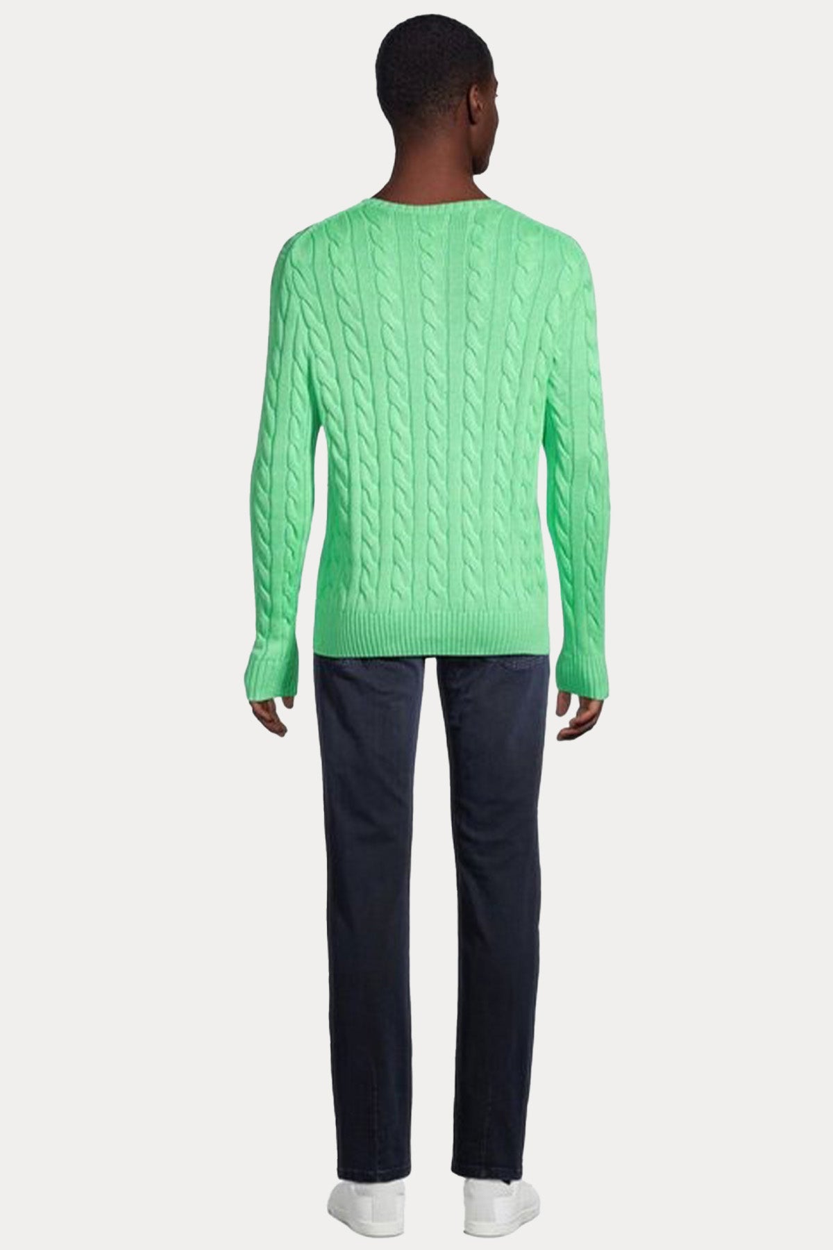 Polo Ralph Lauren Yuvarlak Yaka Saç Örgü Triko