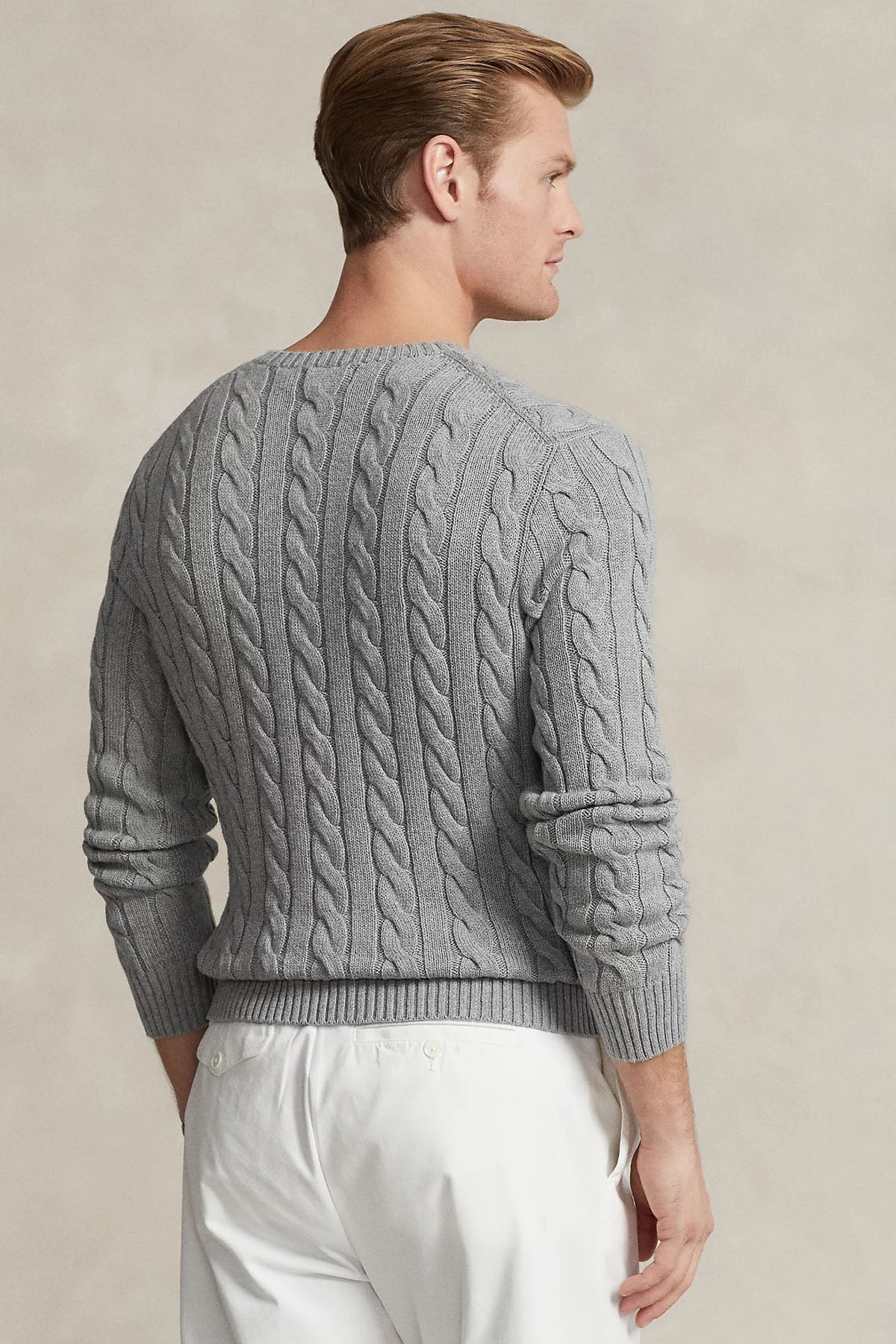 Polo Ralph Lauren Yuvarlak Yaka Saç Örgü Triko