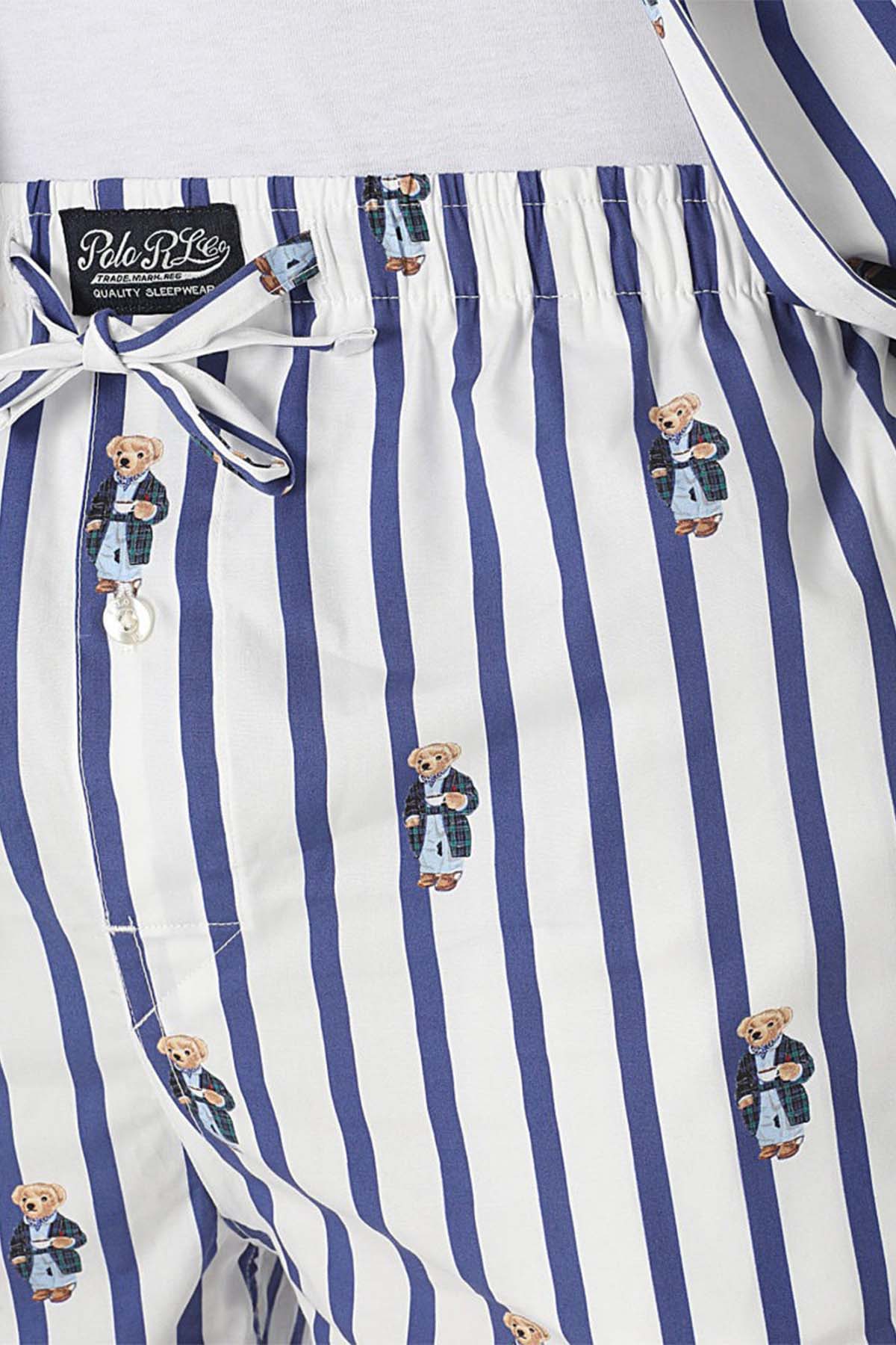 Polo Ralph Lauren Polo Bear Çizgili Pijama Takımı