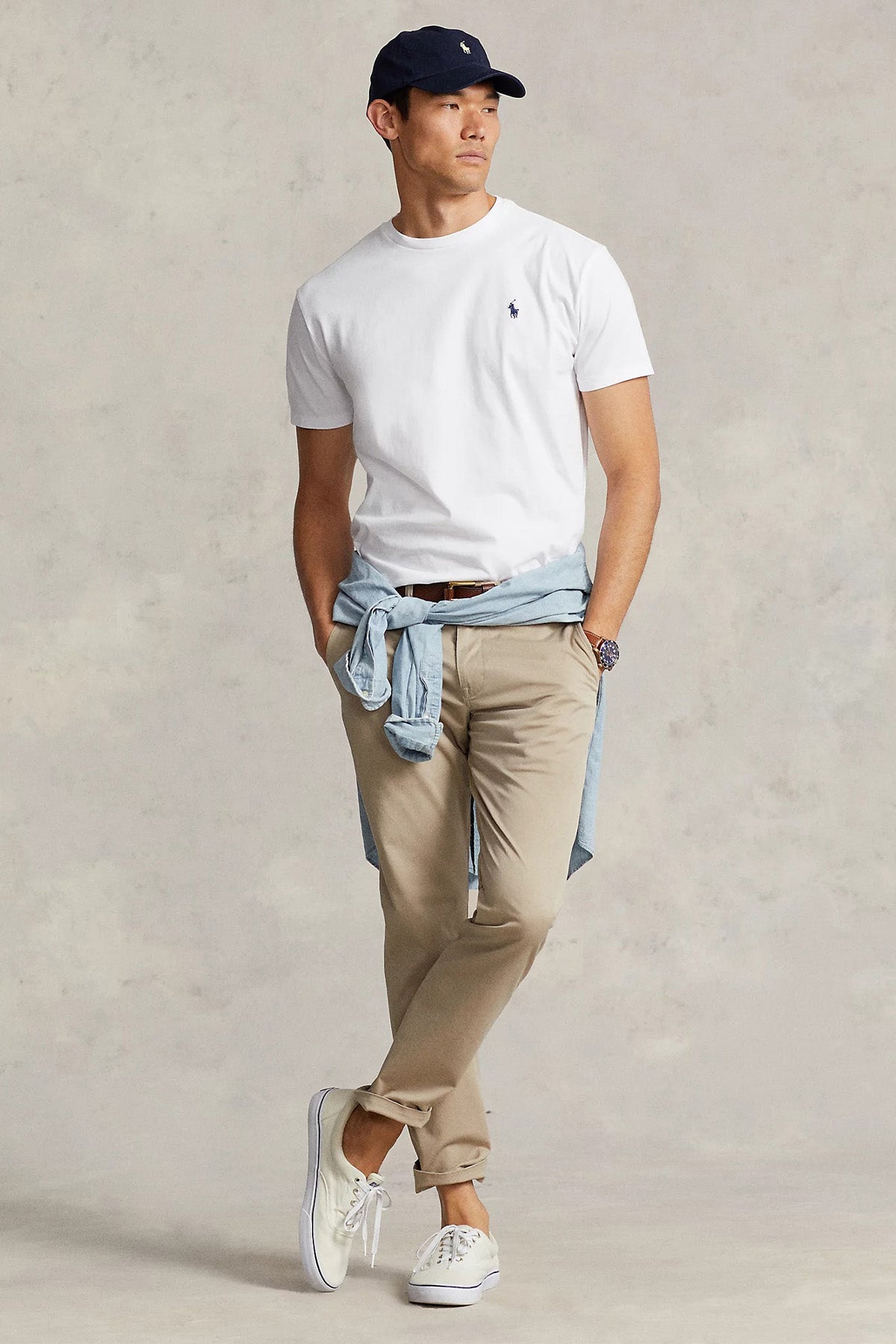 Polo Ralph Lauren Custom Slim Fit Yuvarlak Yaka T-shirt