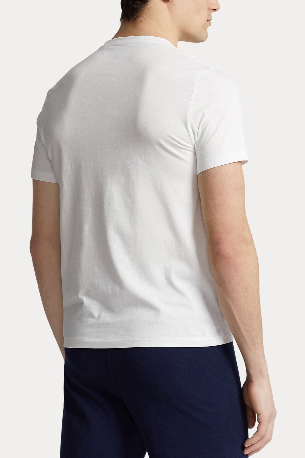 Polo Ralph Lauren Custom Fit Yuvarlak Yaka Logolu T-shirt