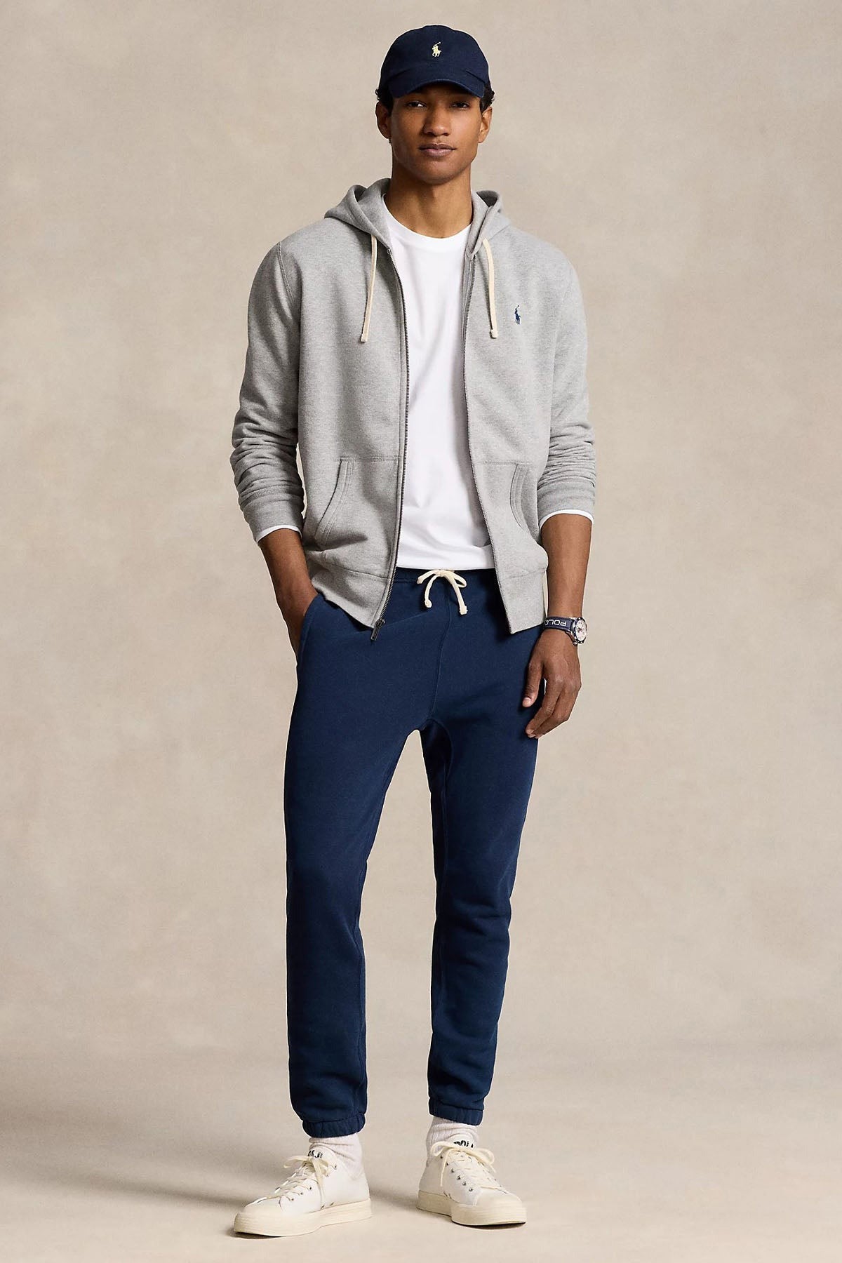 Polo Ralph Lauren Fermuarlı Kapüşonlu Sweatshirt Ceket