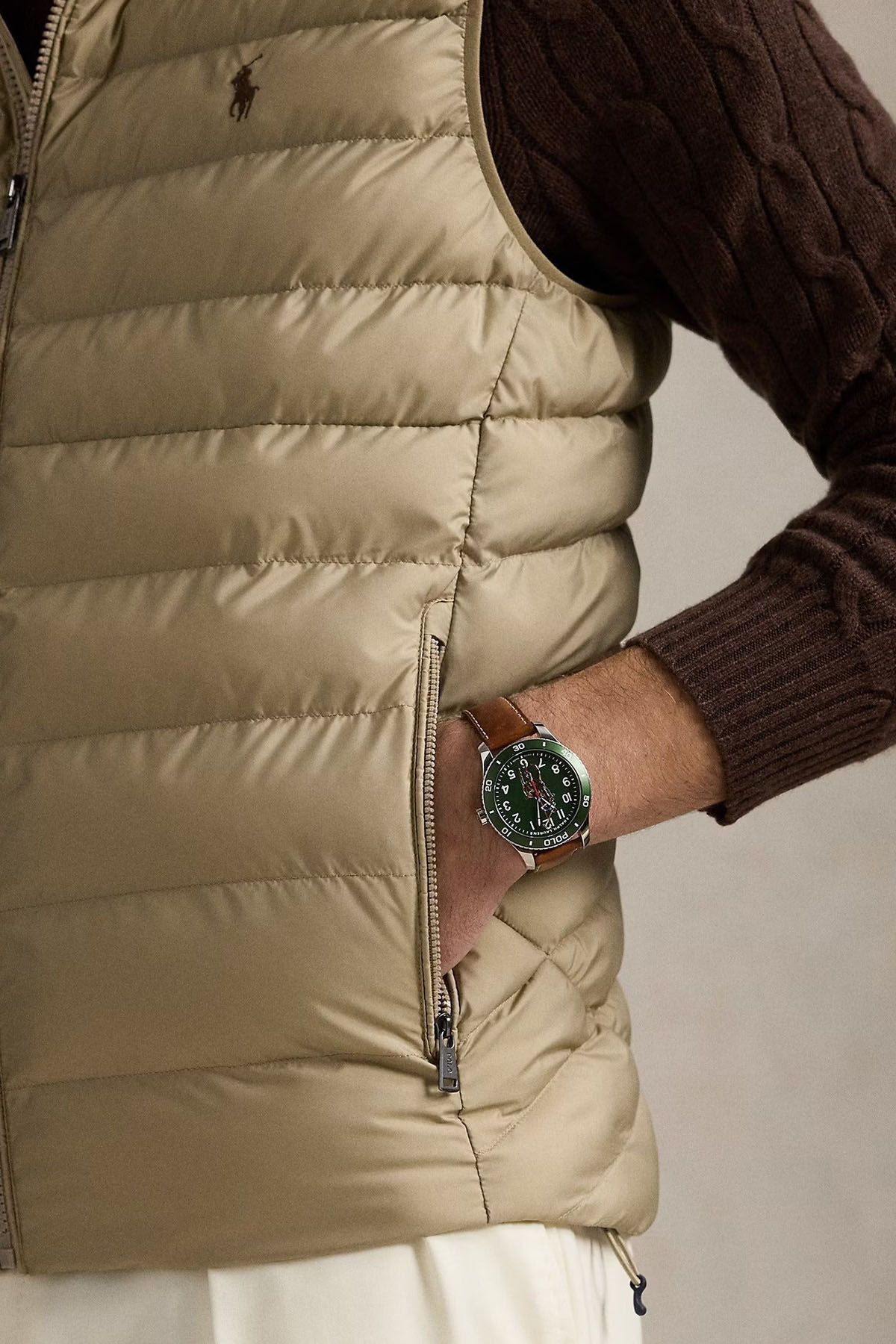 Polo Ralph Lauren Dik Yaka Puffer Yelek