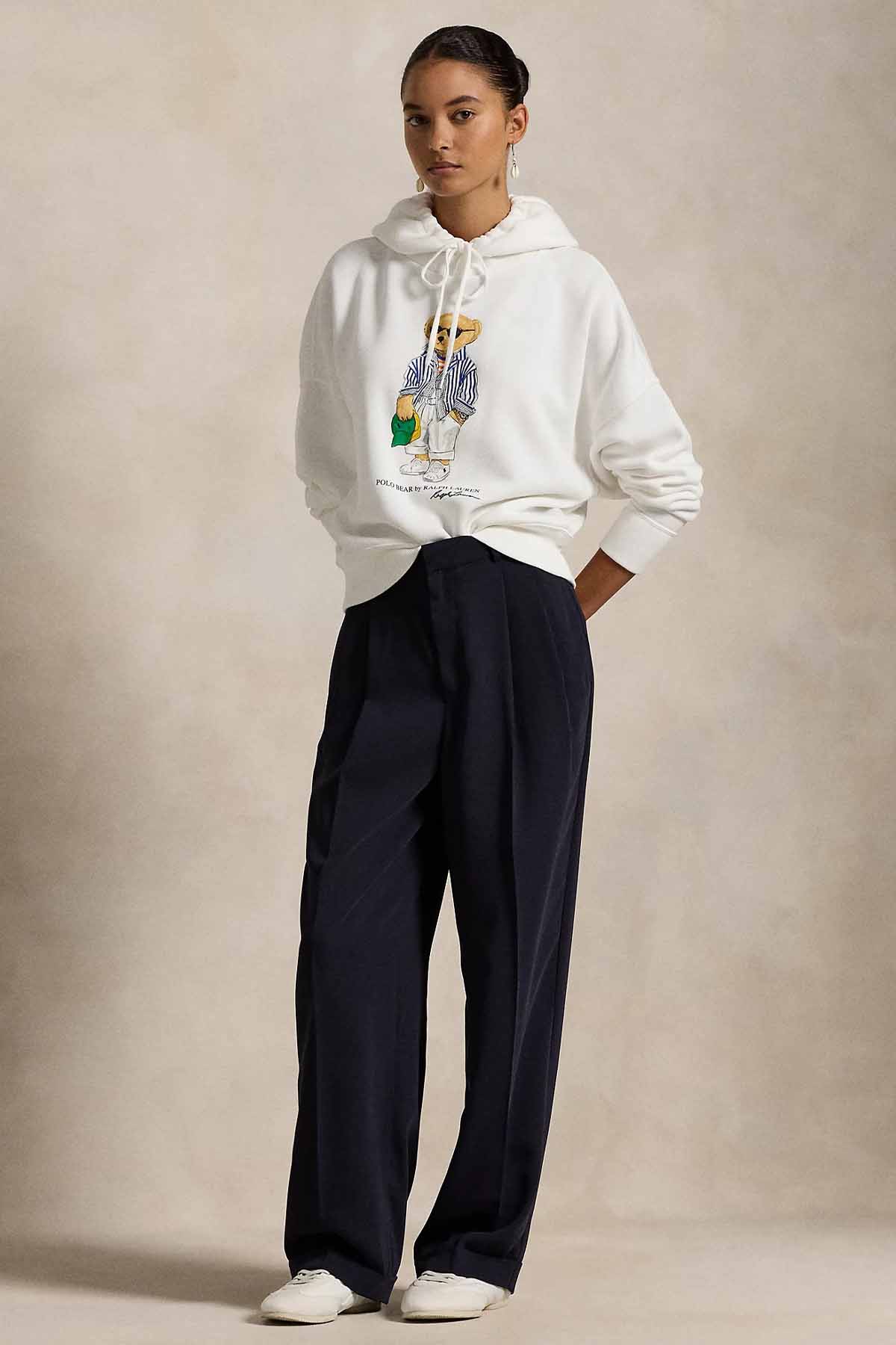 Polo Ralph Lauren Polo Bear Kapüşonlu Geniş Kesim Sweatshirt