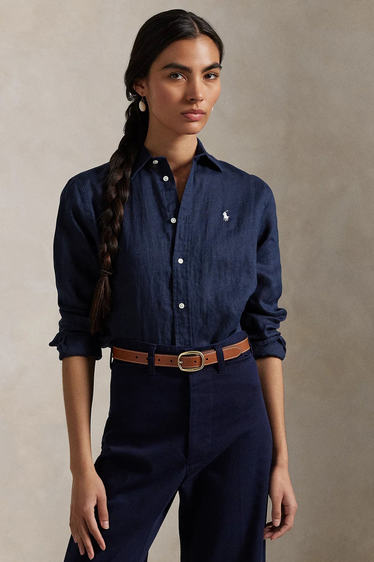 Polo Ralph Lauren Classic Fit Keten Gömlek