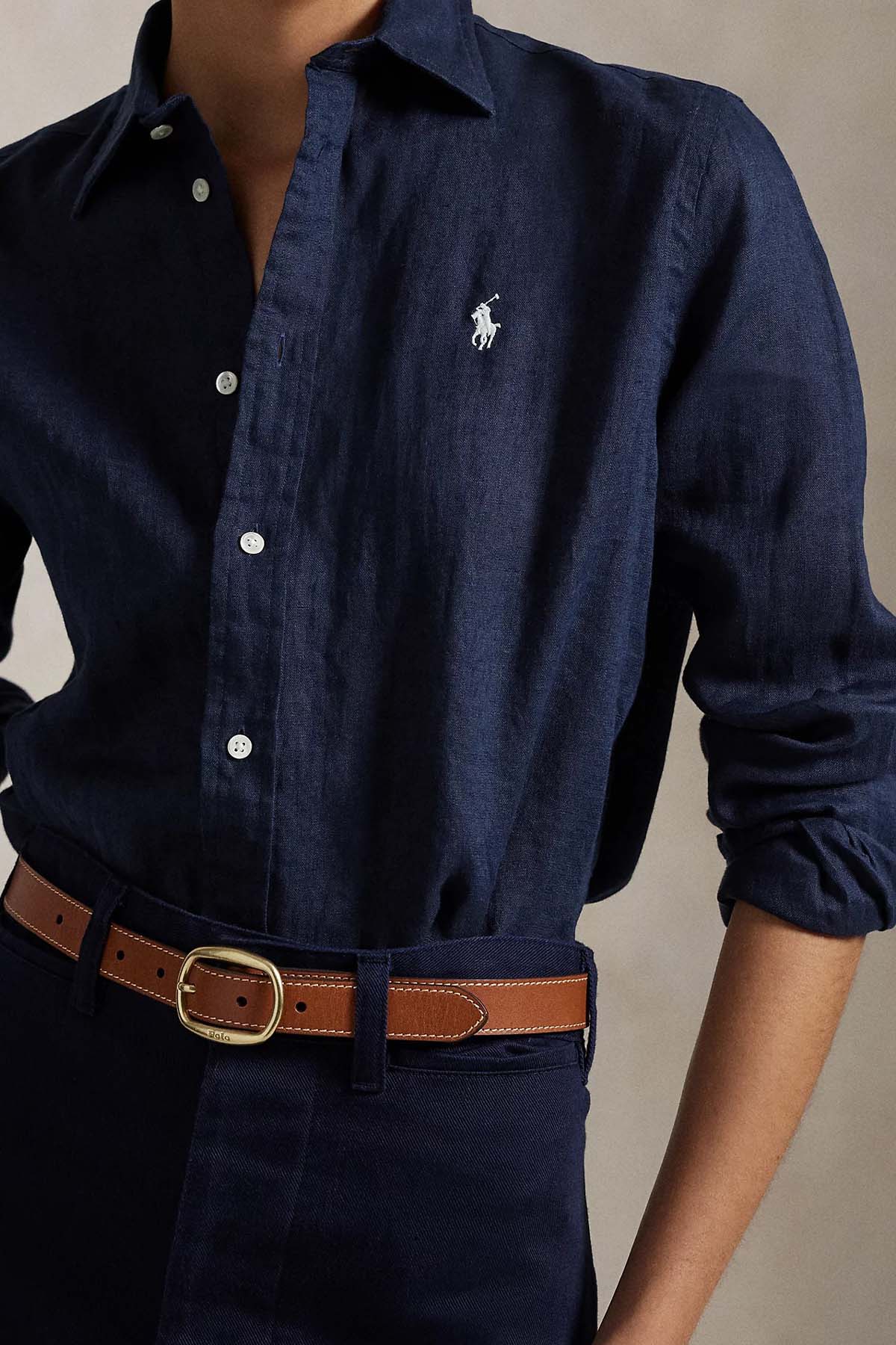 Polo Ralph Lauren Classic Fit Keten Gömlek