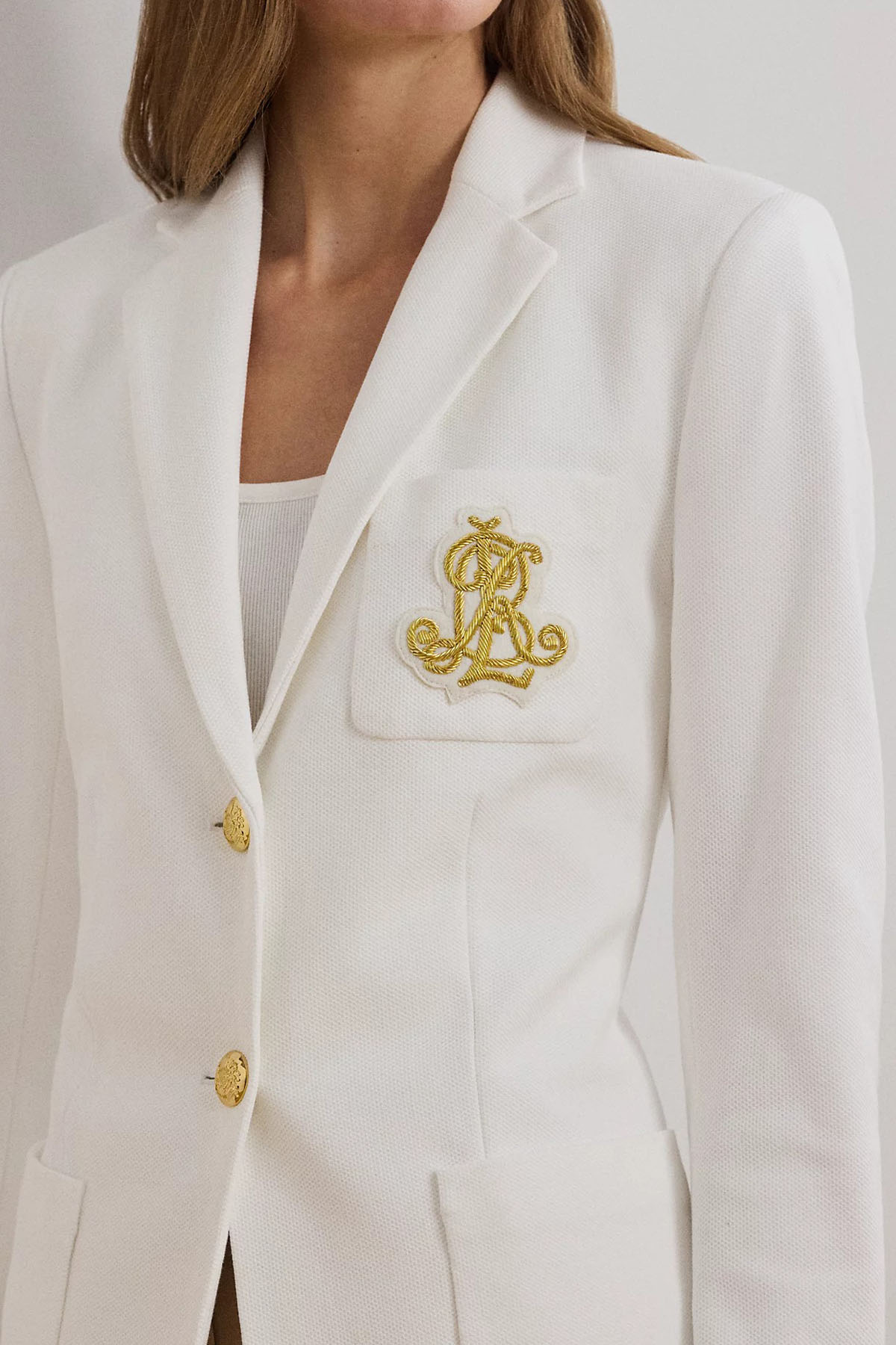 Polo Ralph Lauren Slim Fit Nakış Logolu Spor Cepli Blazer Ceket