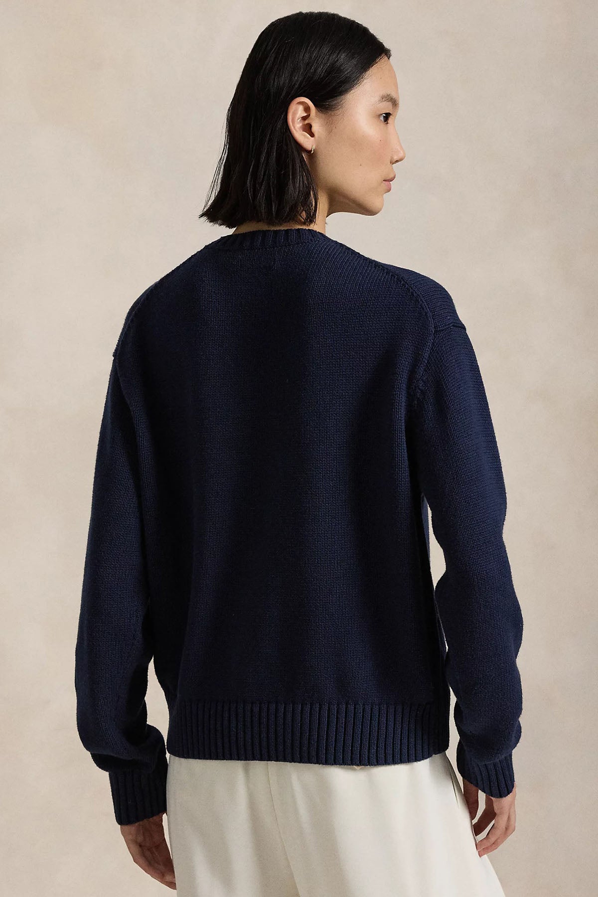 Polo Ralph Lauren Relaxed Fit Örgü Polo Bear Triko