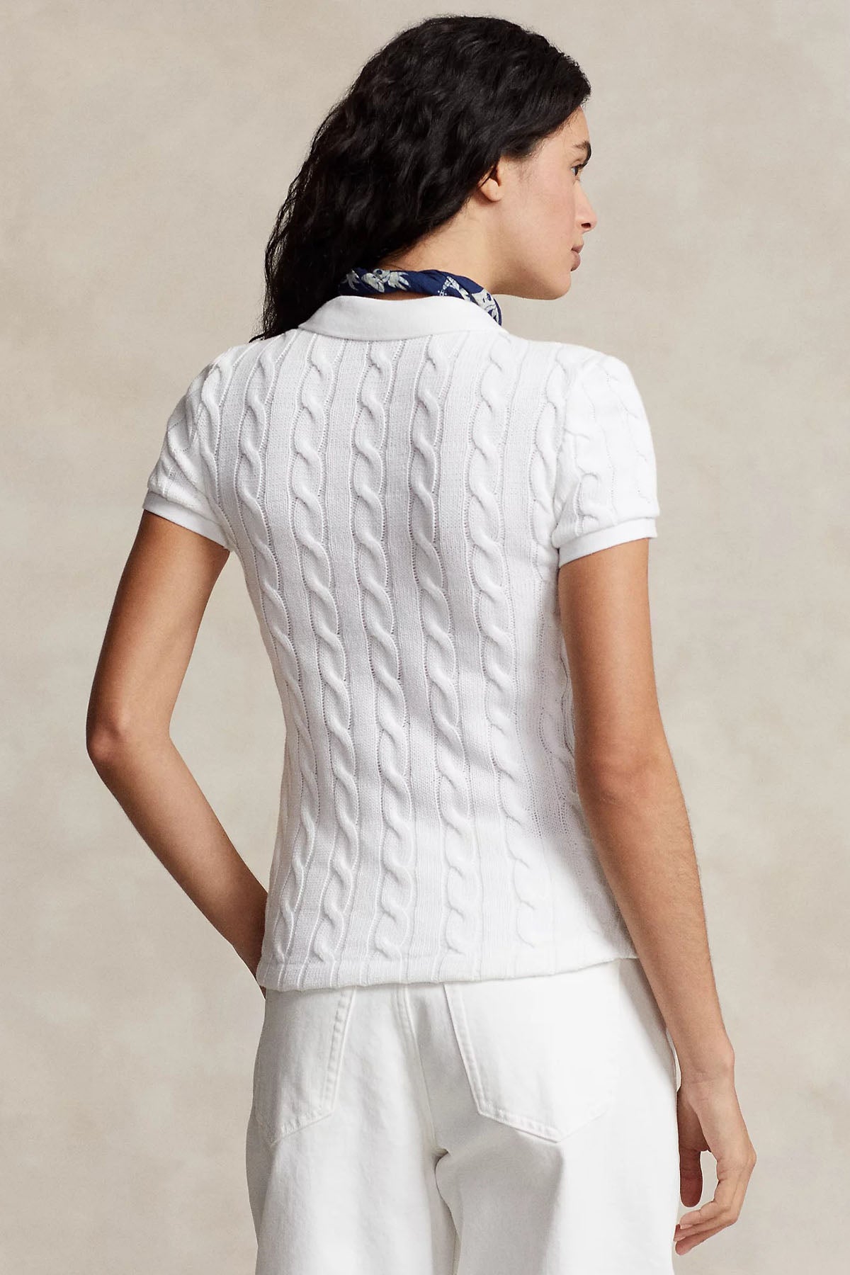 Polo Ralph Lauren Polo Yaka Saç Örgü Triko