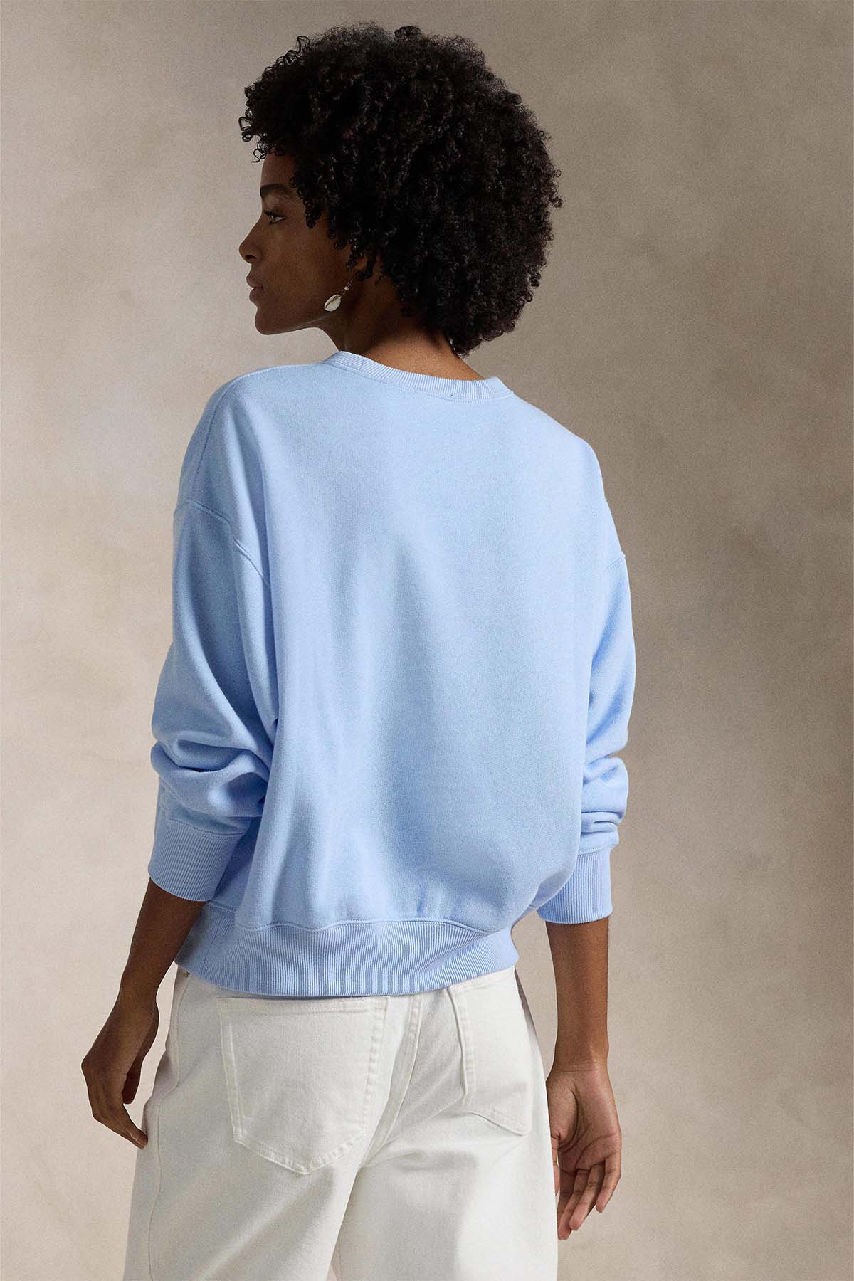 Polo Ralph Lauren Relaxed Fit Yuvarlak Yaka Şardonlu Sweatshirt