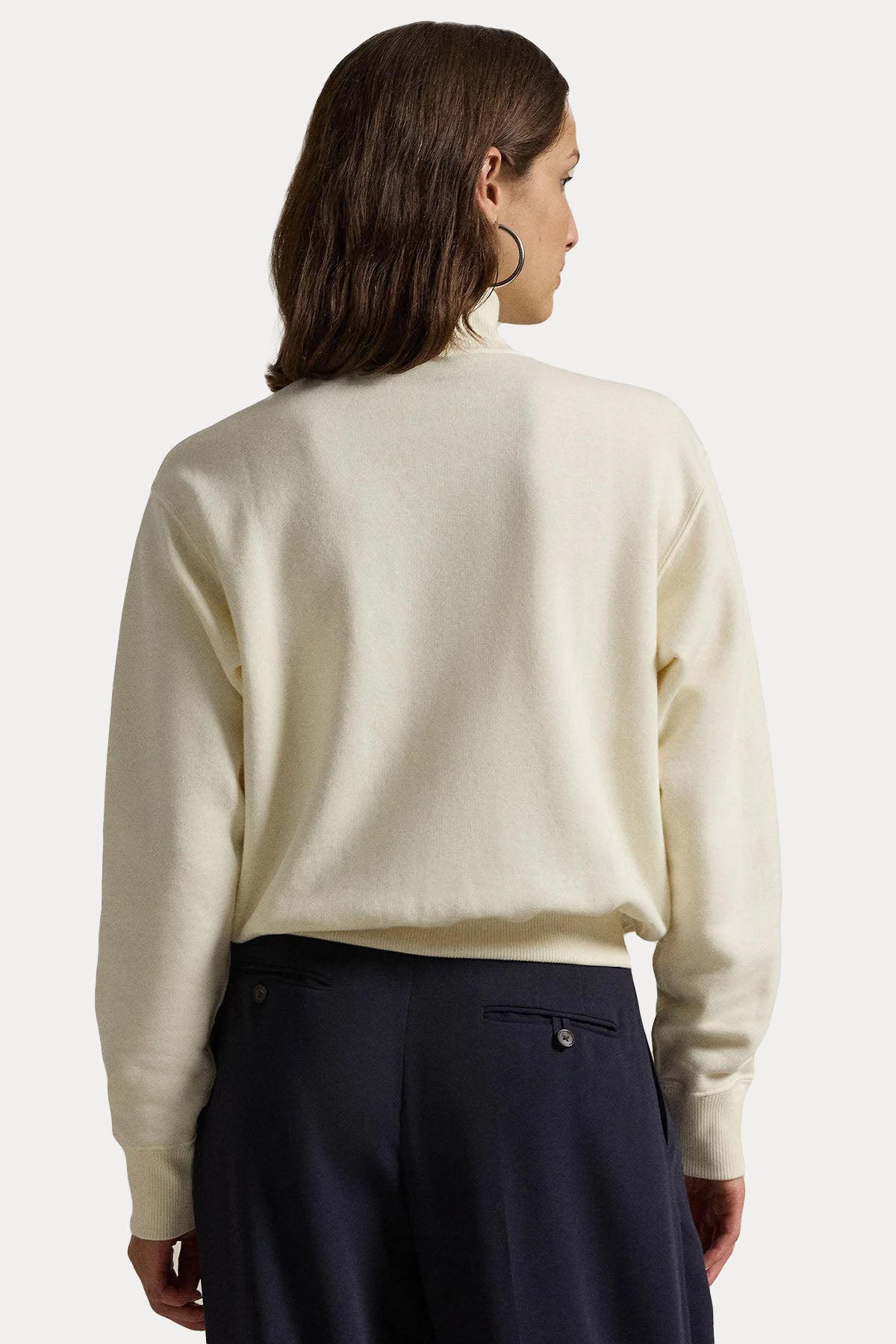 Polo Ralph Lauren Relaxed Fit Yarım Fermuarlı Dik Yaka Sweatshirt