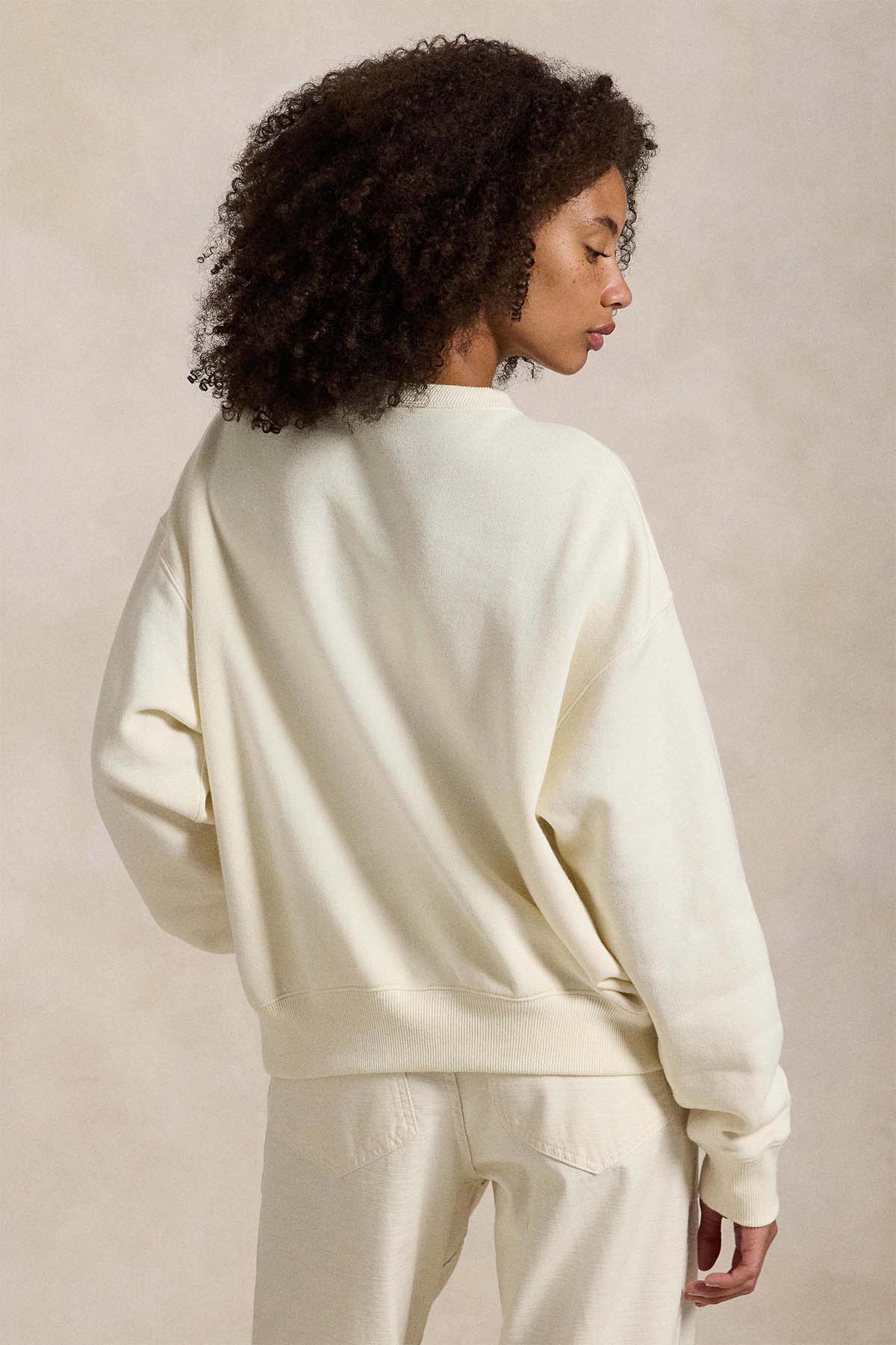 Polo Ralph Lauren Relaxed Fit Yuvarlak Yaka Şardonlu Sweatshirt