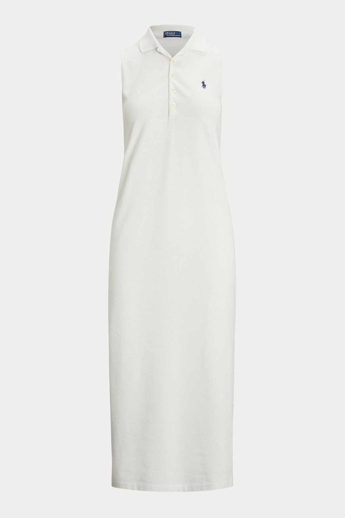 Polo Ralph Lauren Relaxed Fit Polo Yaka Streç Midi T-shirt Elbise