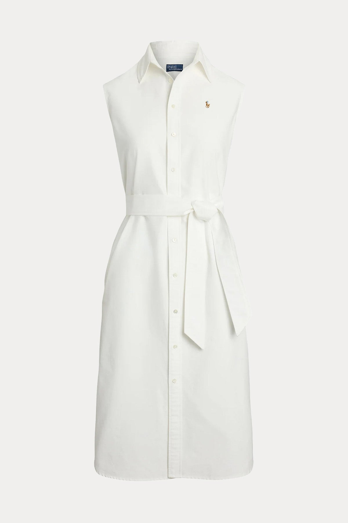 Polo Ralph Lauren Regular Fit Kuşaklı Midi Gömlek Elbise