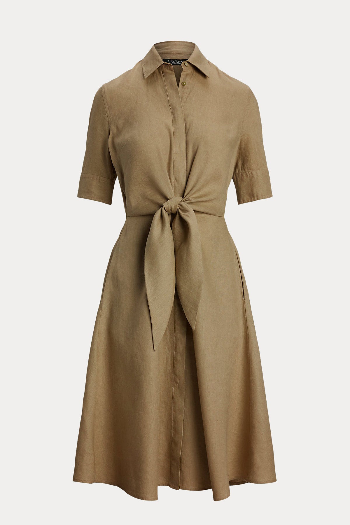 Polo Ralph Lauren Regular Fit Kuşaklı Midi Gömlek Elbise