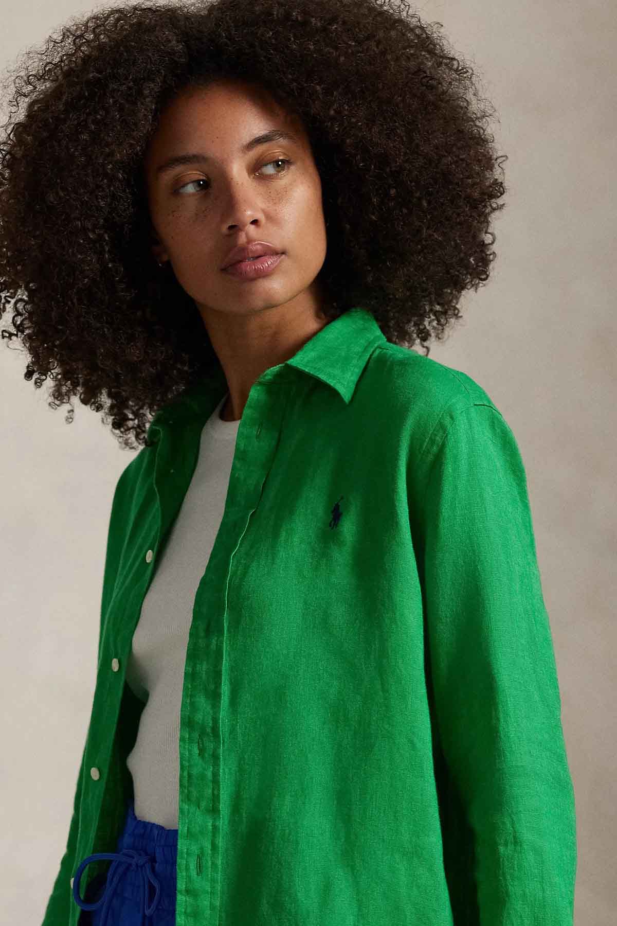 Polo Ralph Lauren Classic Fit Keten Gömlek