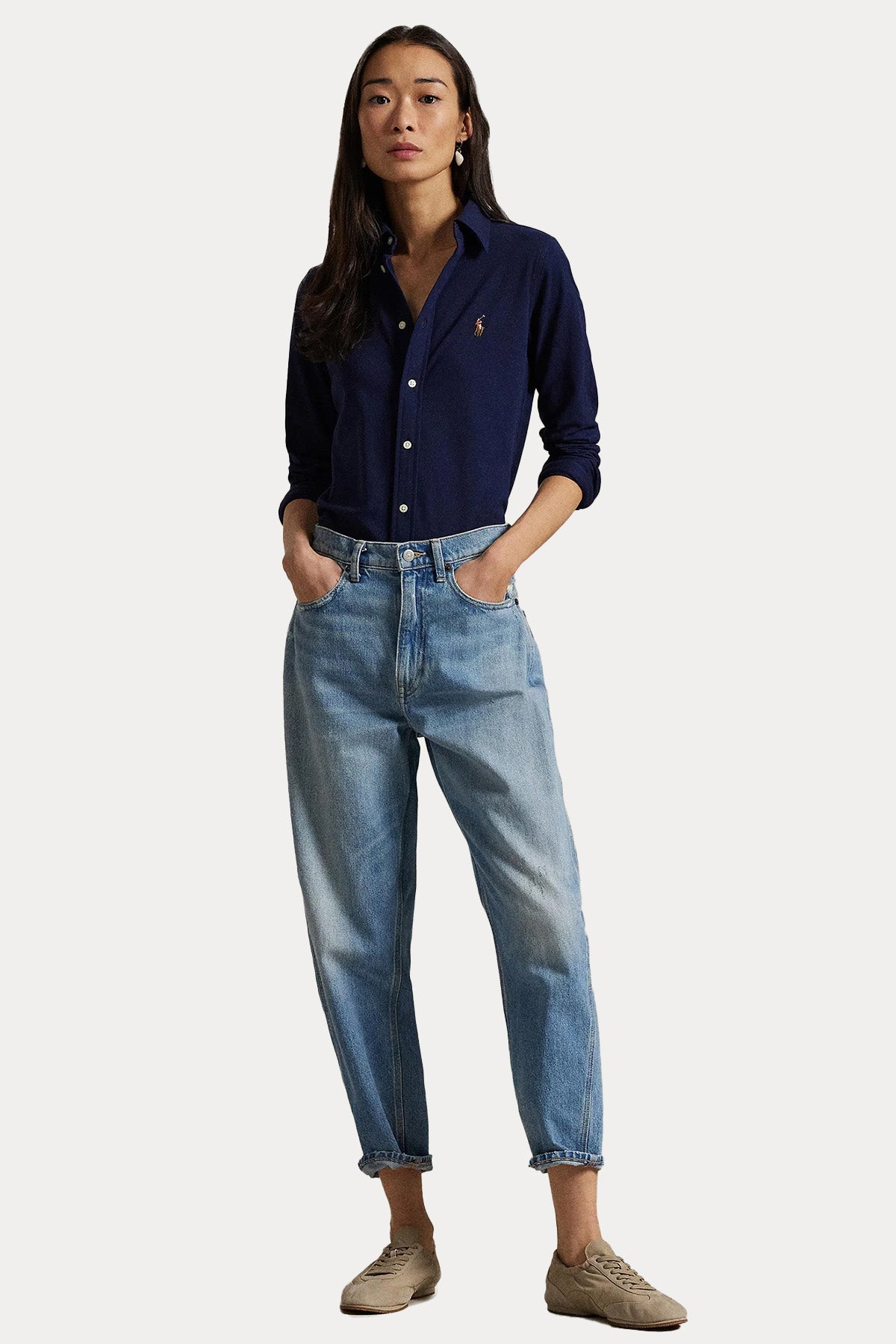 Polo Ralph Lauren Custom Fit Knit Oxford Gömlek