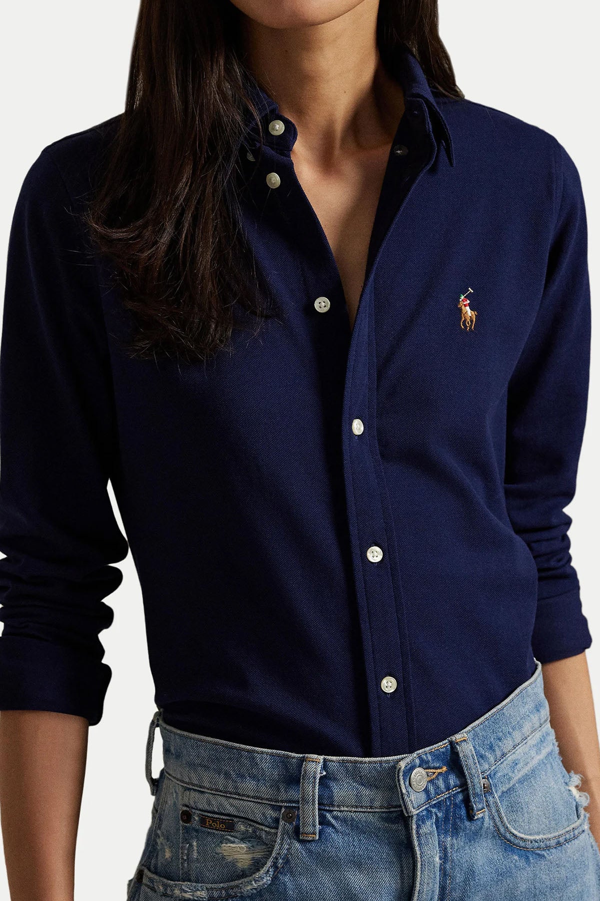 Polo Ralph Lauren Custom Fit Knit Oxford Gömlek