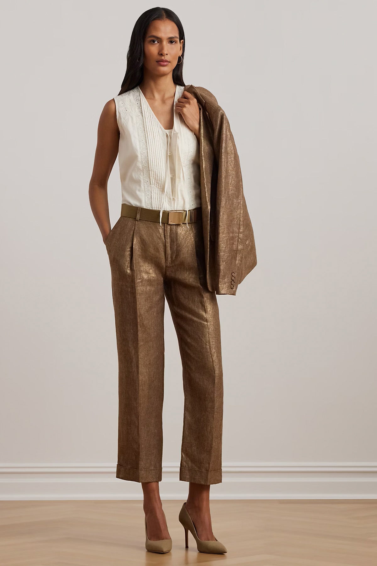 Polo Ralph Lauren Büzgülü Nakış Detaylı Bluz