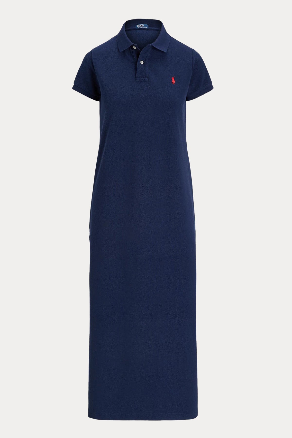 Polo Ralph Lauren Relaxed Fit Polo Yaka Maxi T-shirt Elbise