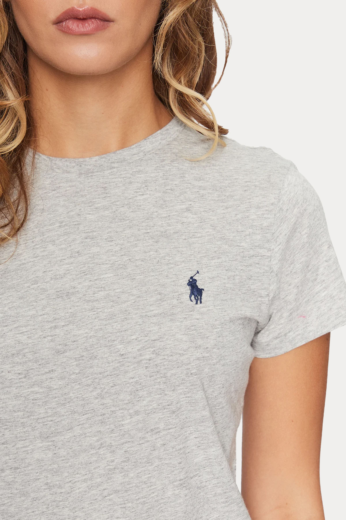 Polo Ralph Lauren Custom Fit Yuvarlak Yaka T-shirt-T-shirt-Libas