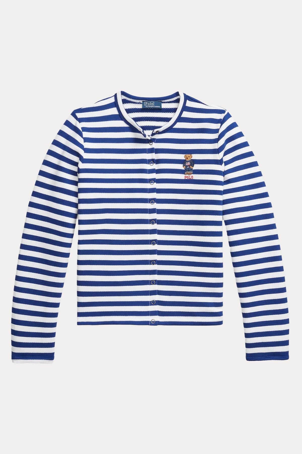 Polo Ralph Lauren Çizgili Polo Bear Triko Ceket-Ceket-Libas