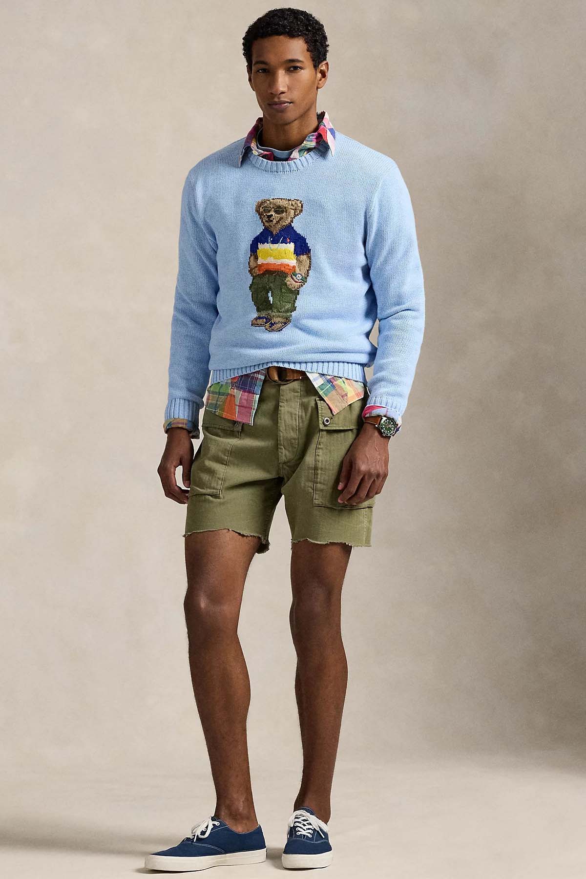 Polo Ralph Lauren Relaxed Fit Polo Bear Örgü Triko