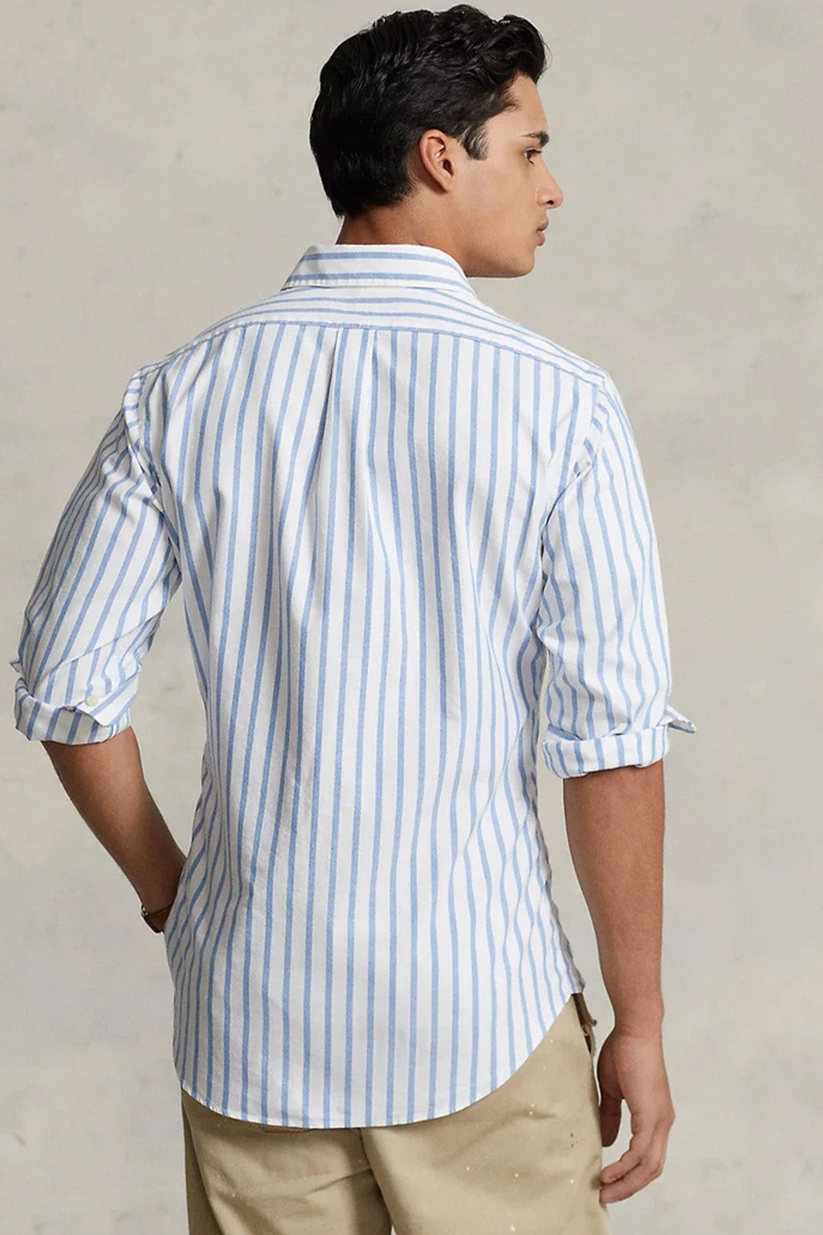 Polo Ralph Lauren Custom Fit Çizgili Oxford Gömlek