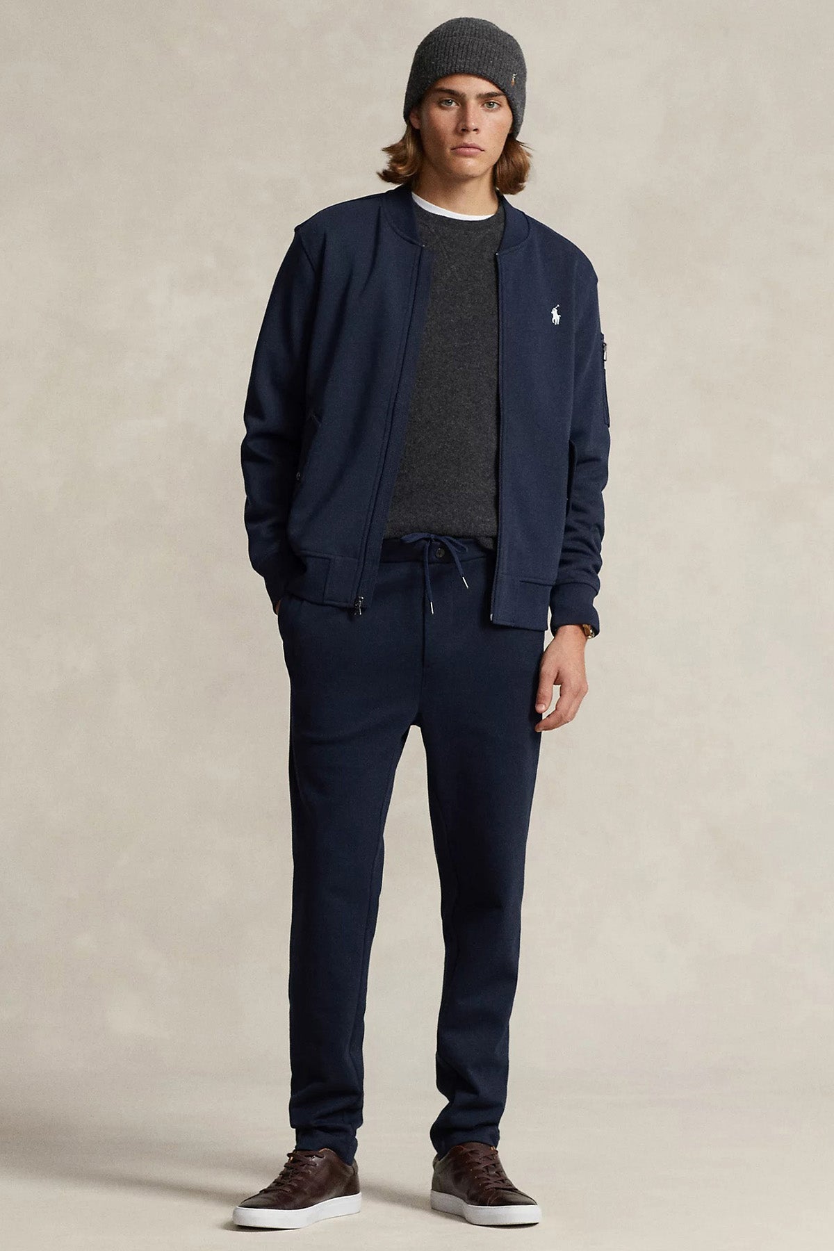 Polo Ralph Lauren Relaxed Fit Pilot Yaka Sweatshirt Ceket