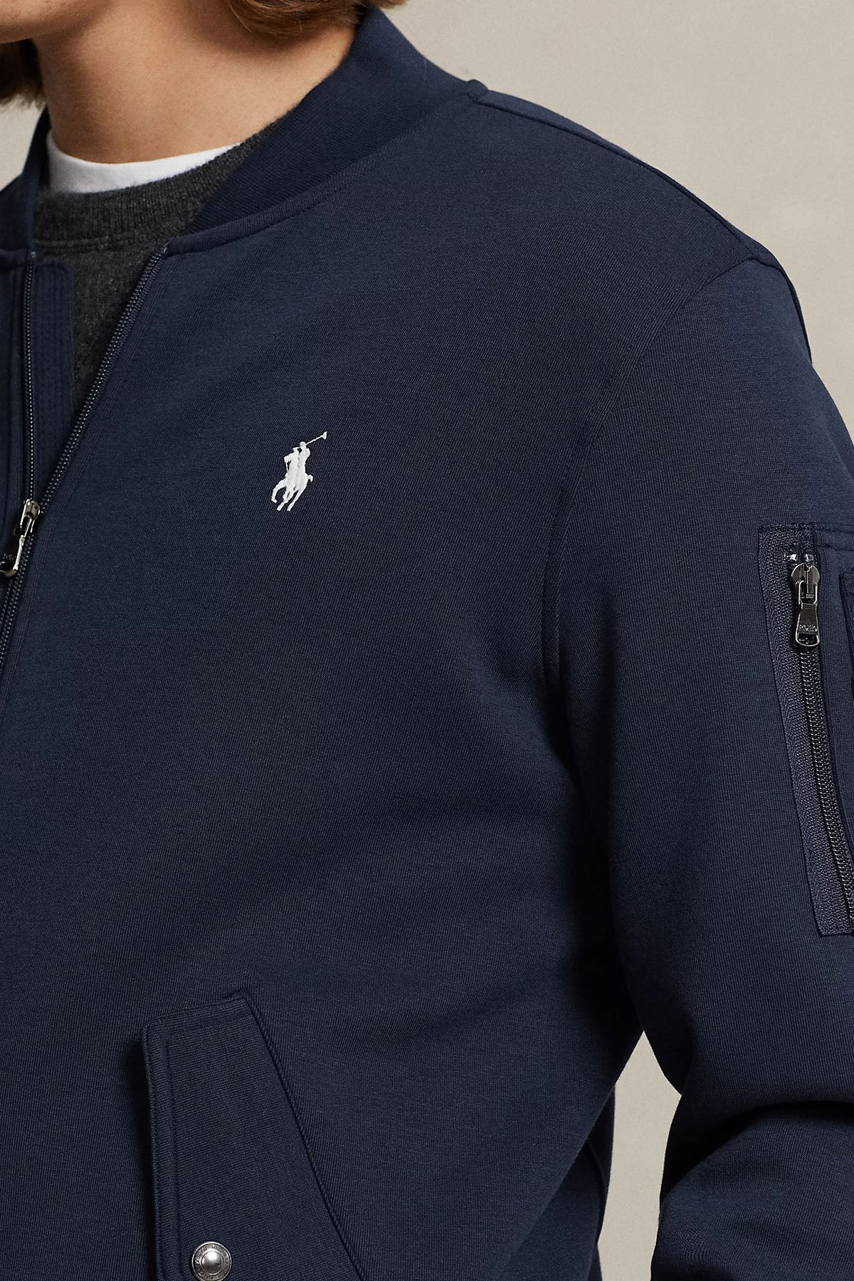 Polo Ralph Lauren Relaxed Fit Pilot Yaka Sweatshirt Ceket
