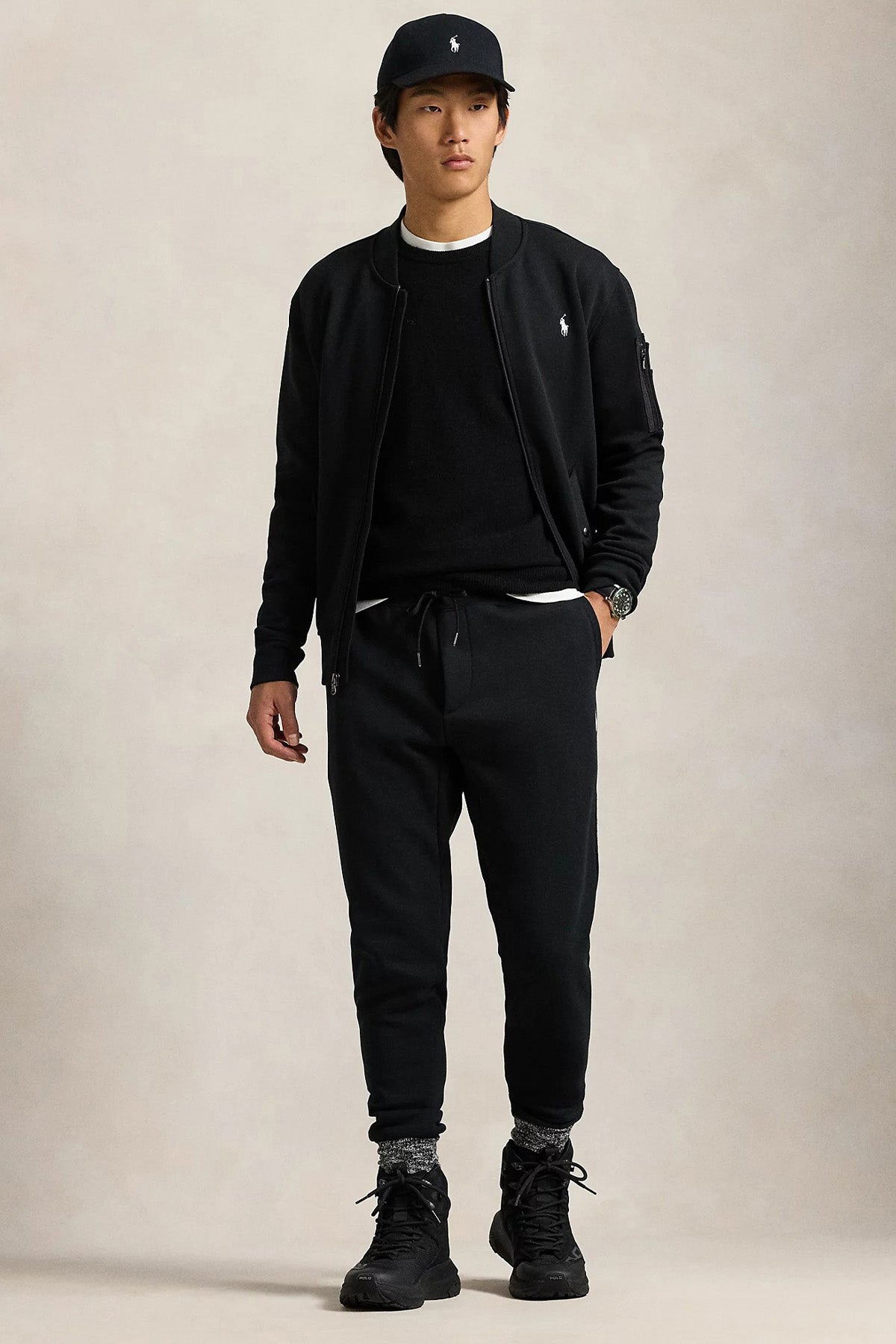 Polo Ralph Lauren Relaxed Fit Pilot Yaka Sweatshirt Ceket