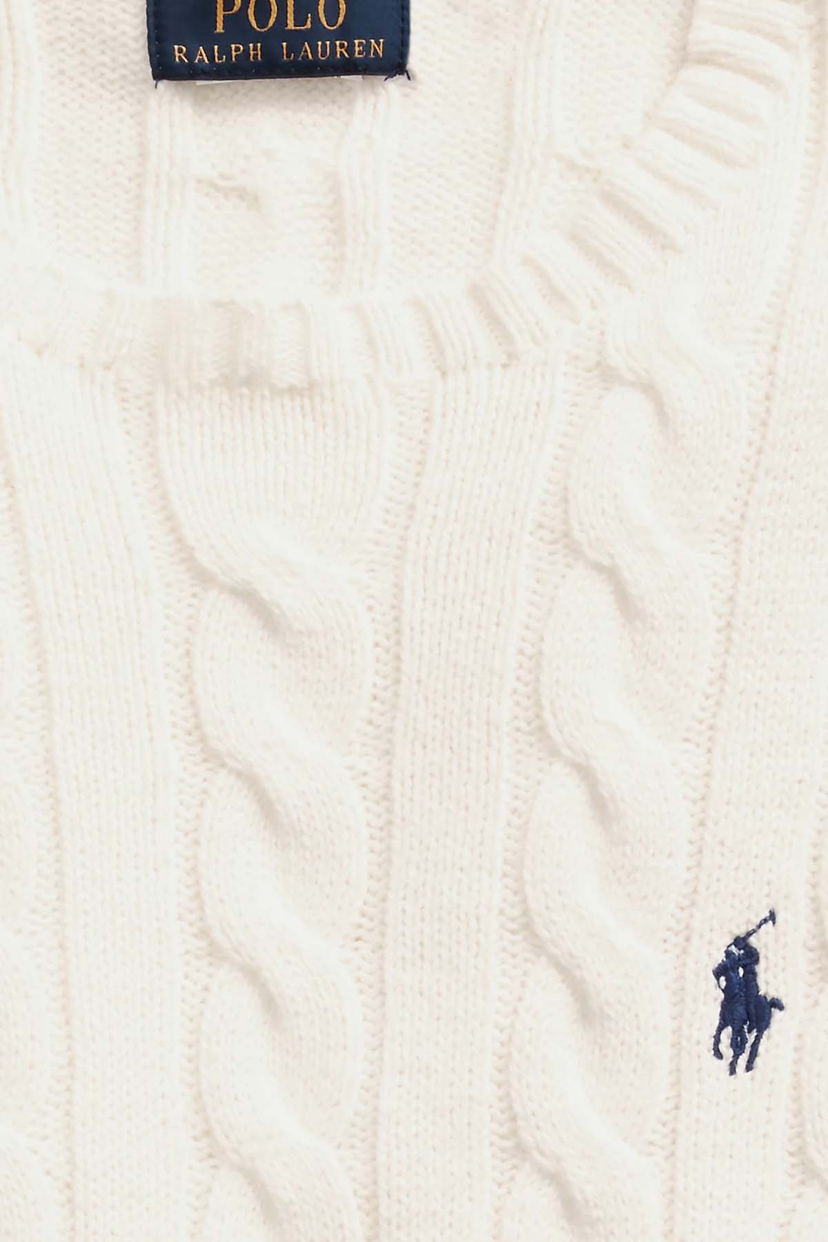 Polo Ralph Lauren Yuvarlak Yaka Saç Örgü Triko