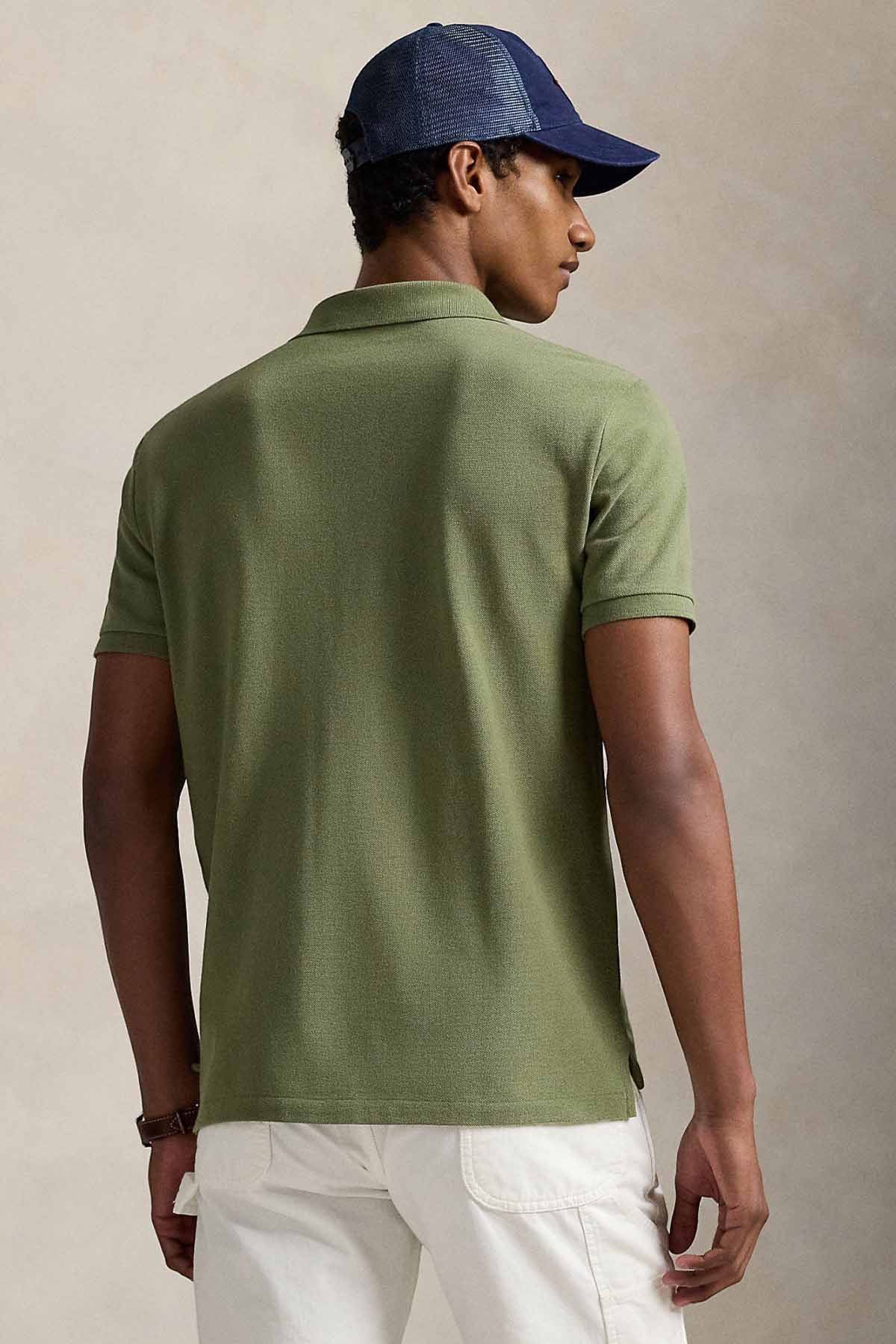 Polo Ralph Lauren Custom Slim Fit Polo Yaka Polo Bear T-shirt