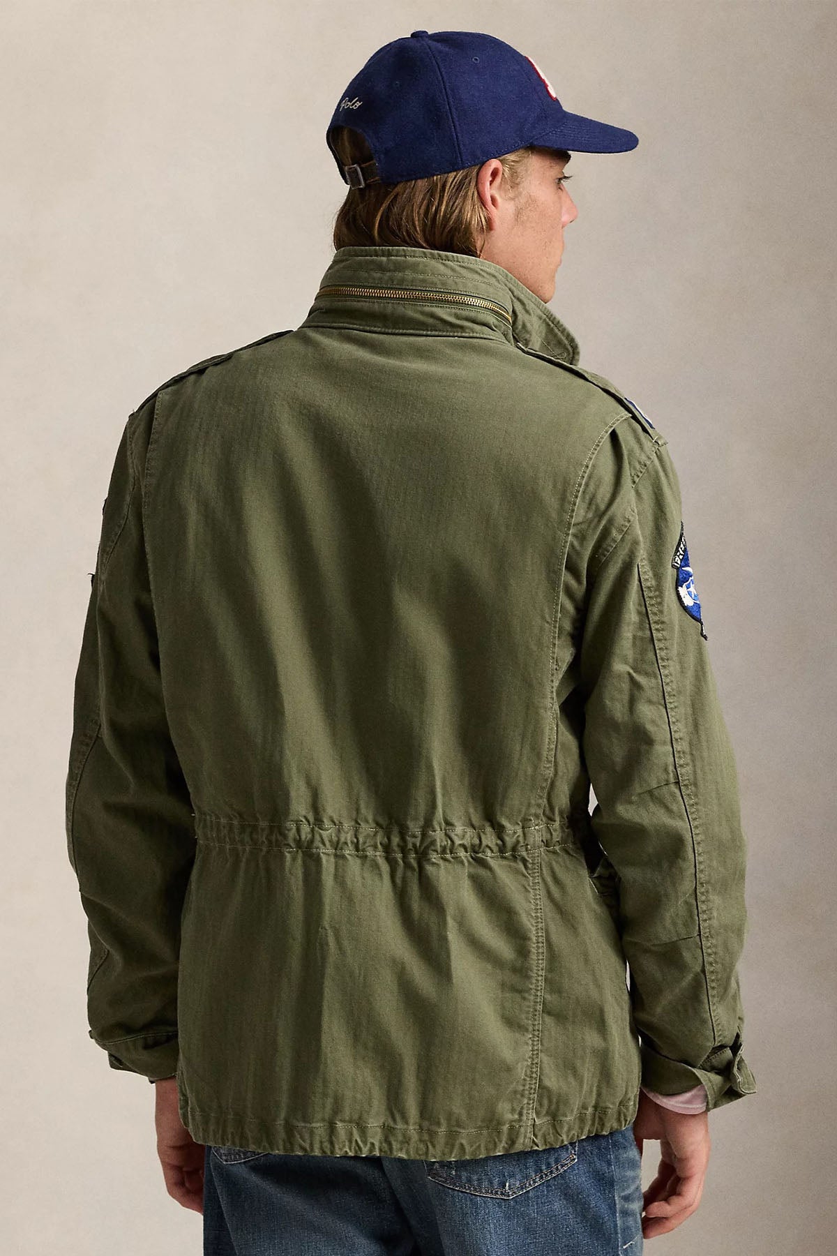 Polo Ralph Lauren Logolu Beli Büzgülü Safari Mont Ceket